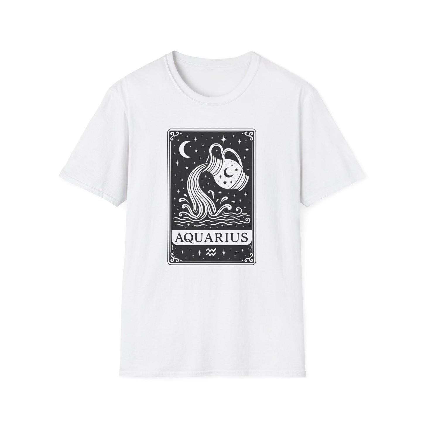 Aquarius Zodiac Softstyle T-Shirt Unisex