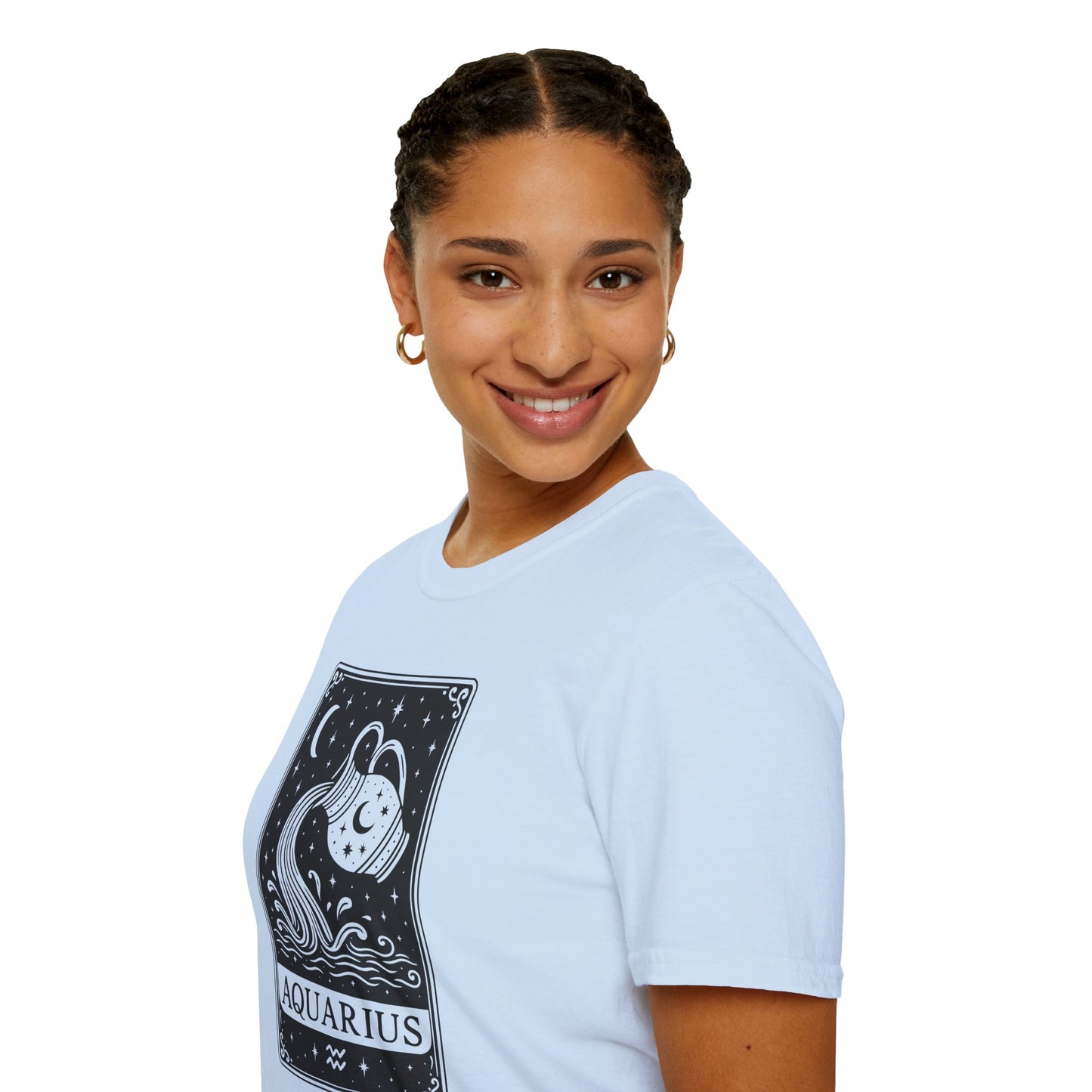 Aquarius Zodiac Softstyle T-Shirt Unisex