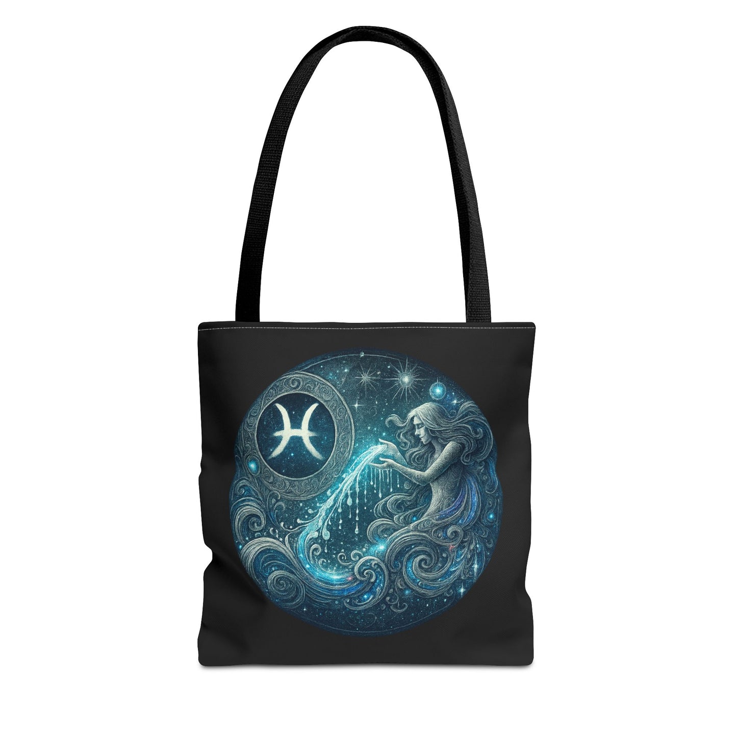 Aquarius Zodiac Tote Bag