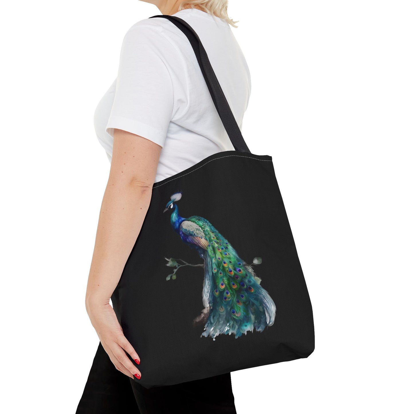 Peacock Feather Tote Bag