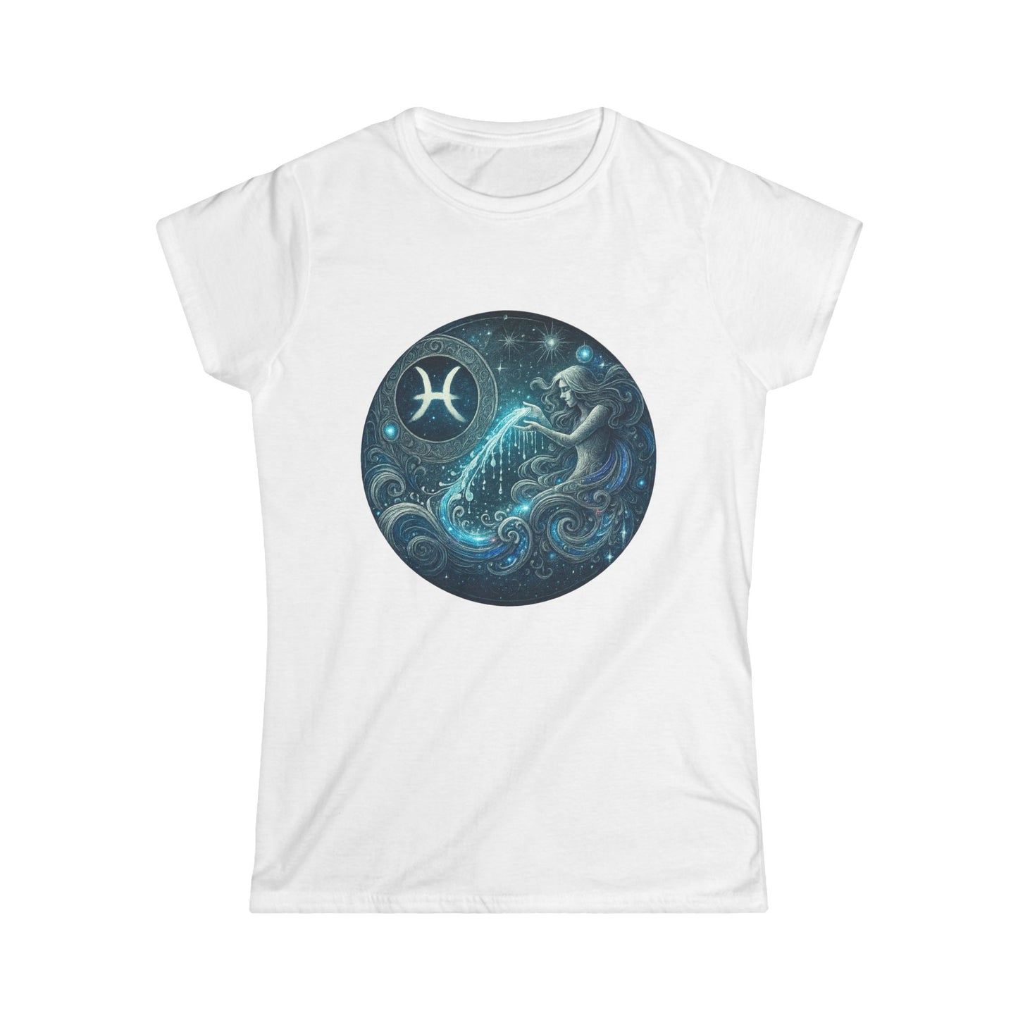 Aquarius Tee Zodiac Sign Softstyle Women’s Tee Shirt