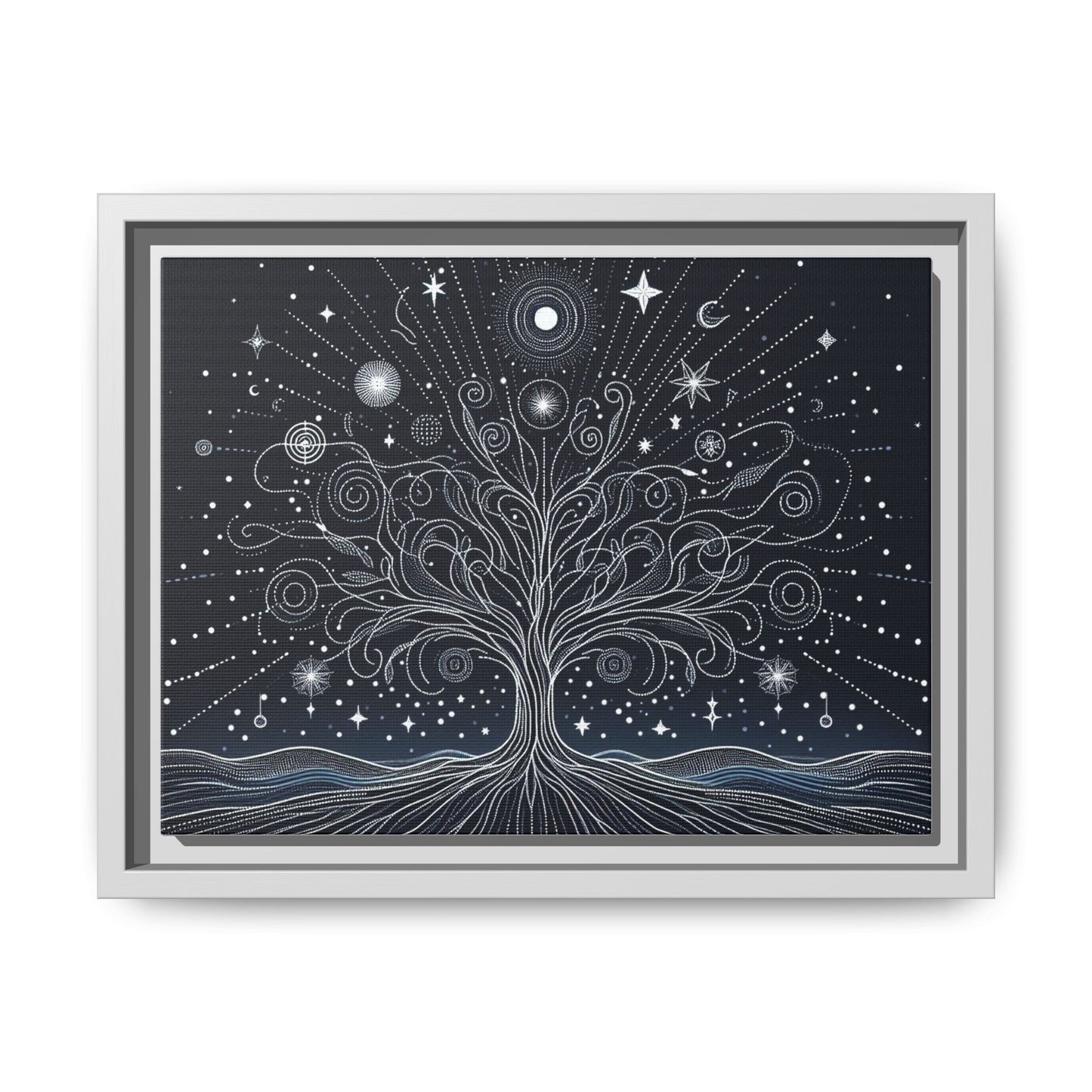 Celestial Tree Canvas Art 12x9 & 14x11