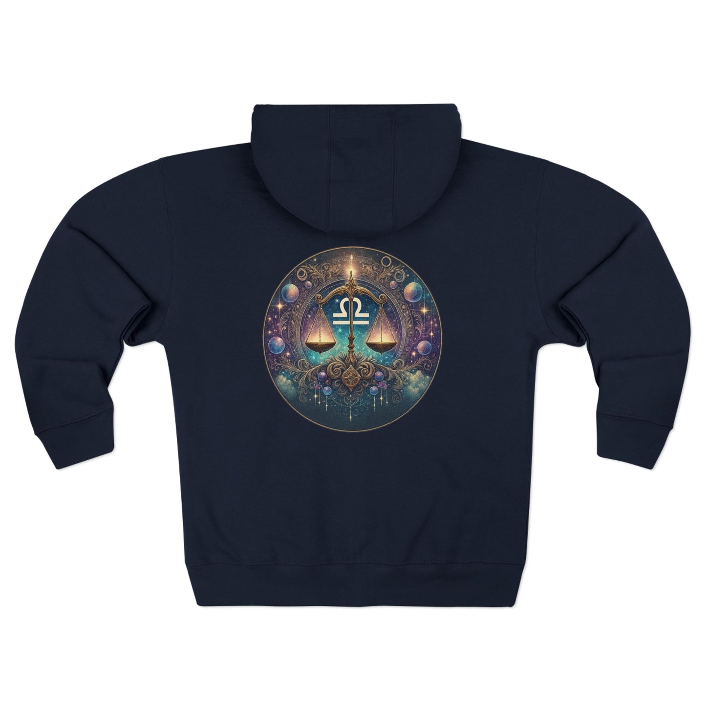 Libra Unisex Zip Hoodie