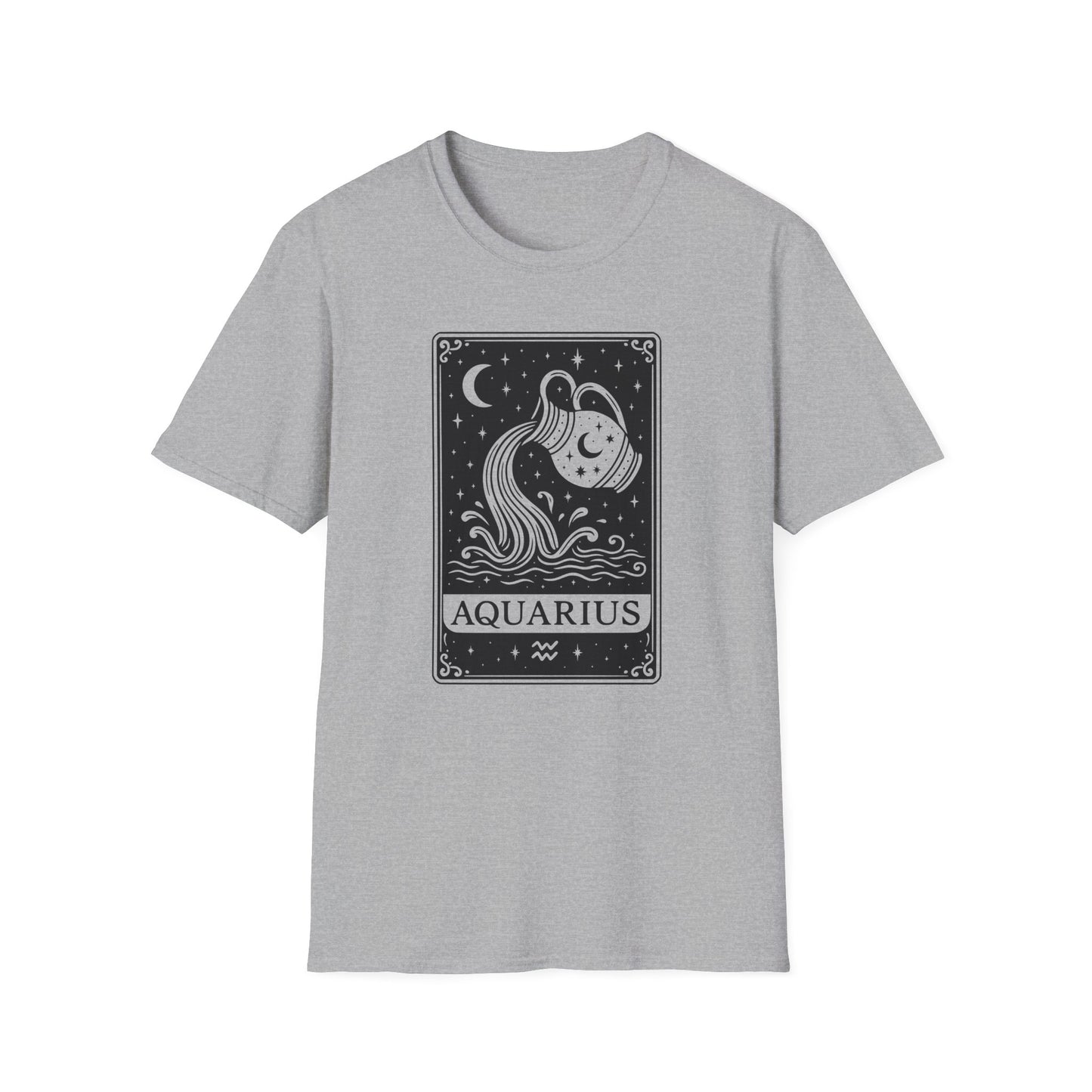 Aquarius Zodiac Softstyle T-Shirt Unisex