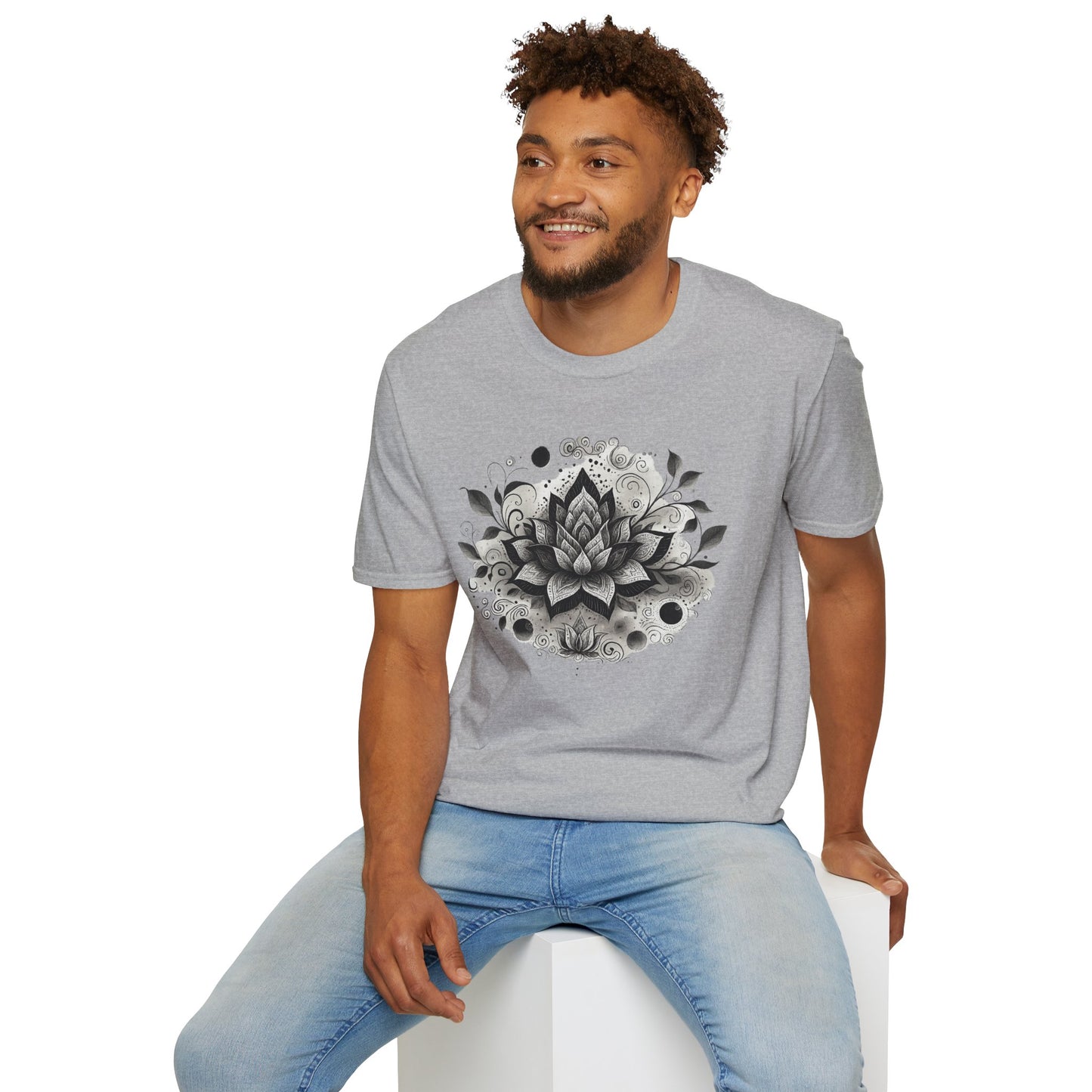 Lotus Flower Unisex Softstyle T-Shirt