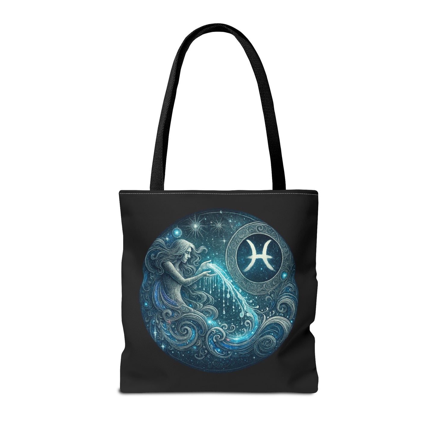 Aquarius Zodiac Tote Bag
