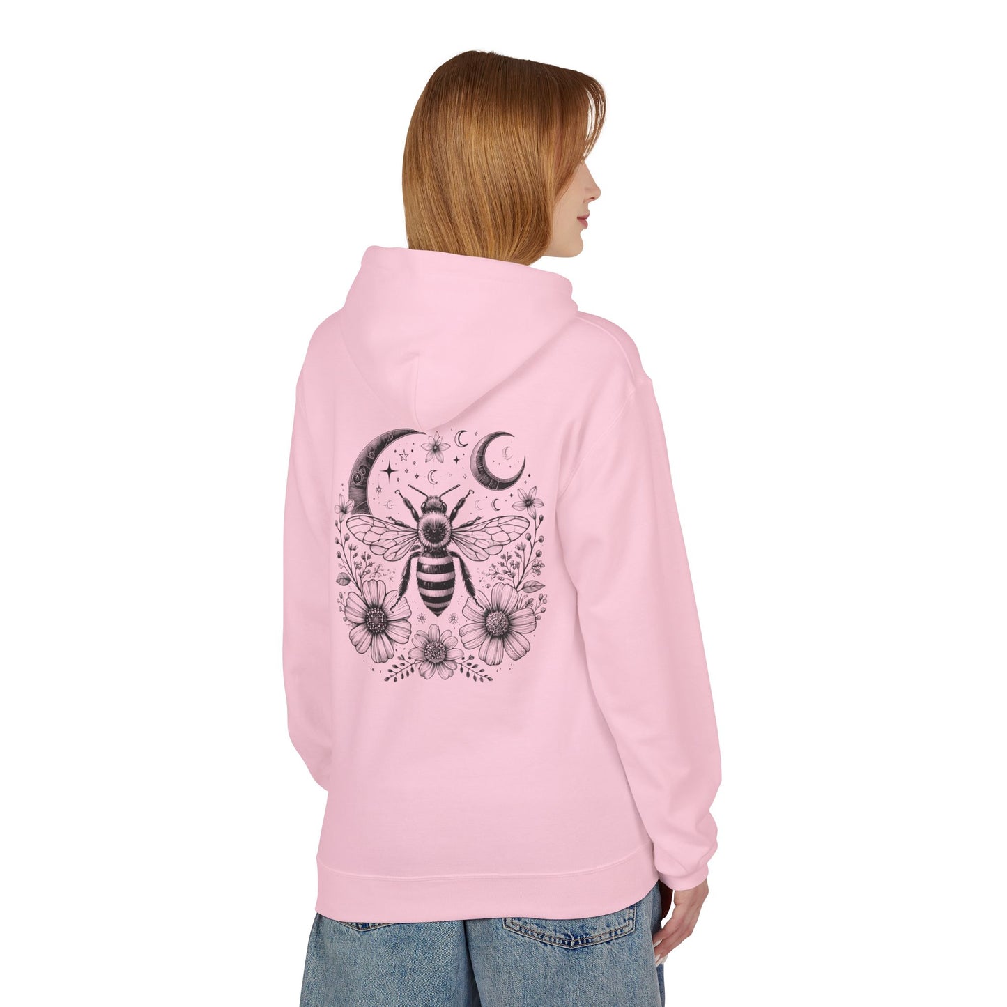 Bee-Inspired Fleece Hoodie Unisex