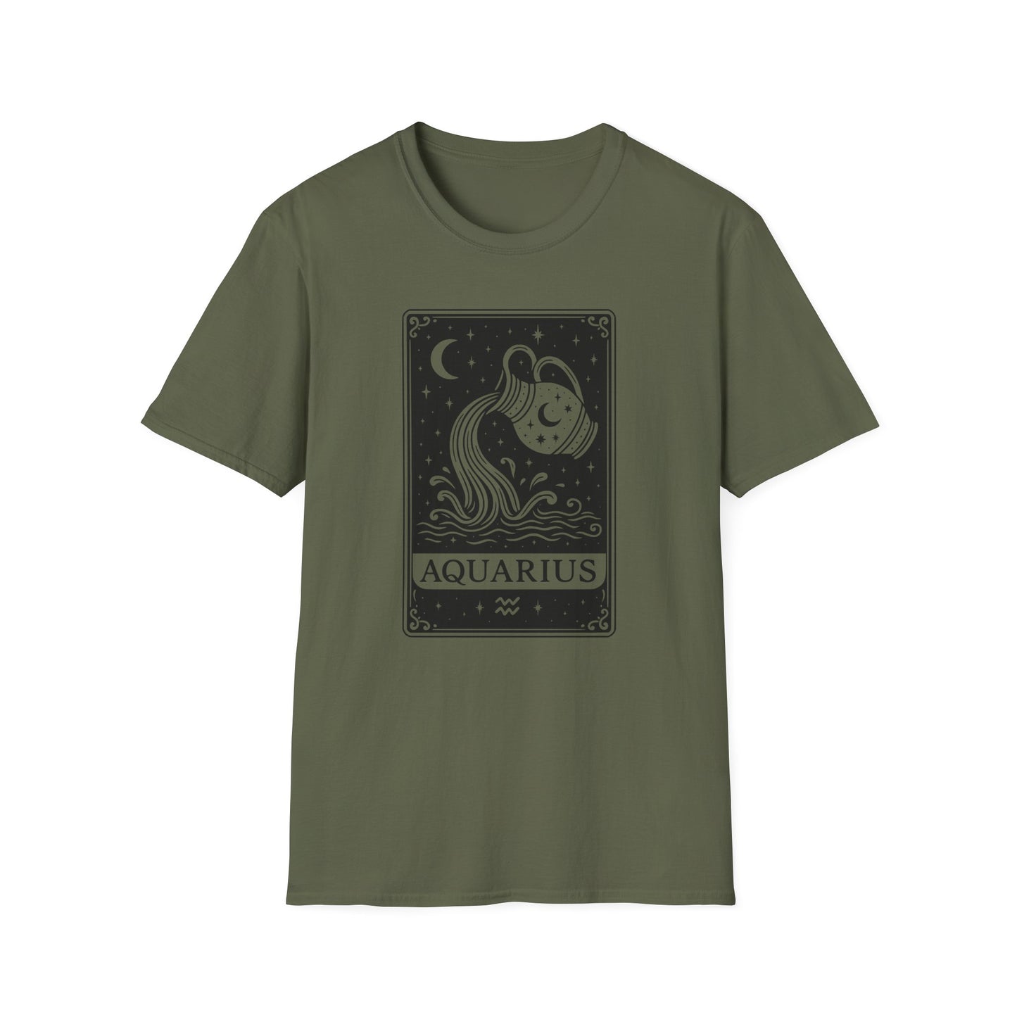 Aquarius Zodiac Softstyle T-Shirt Unisex