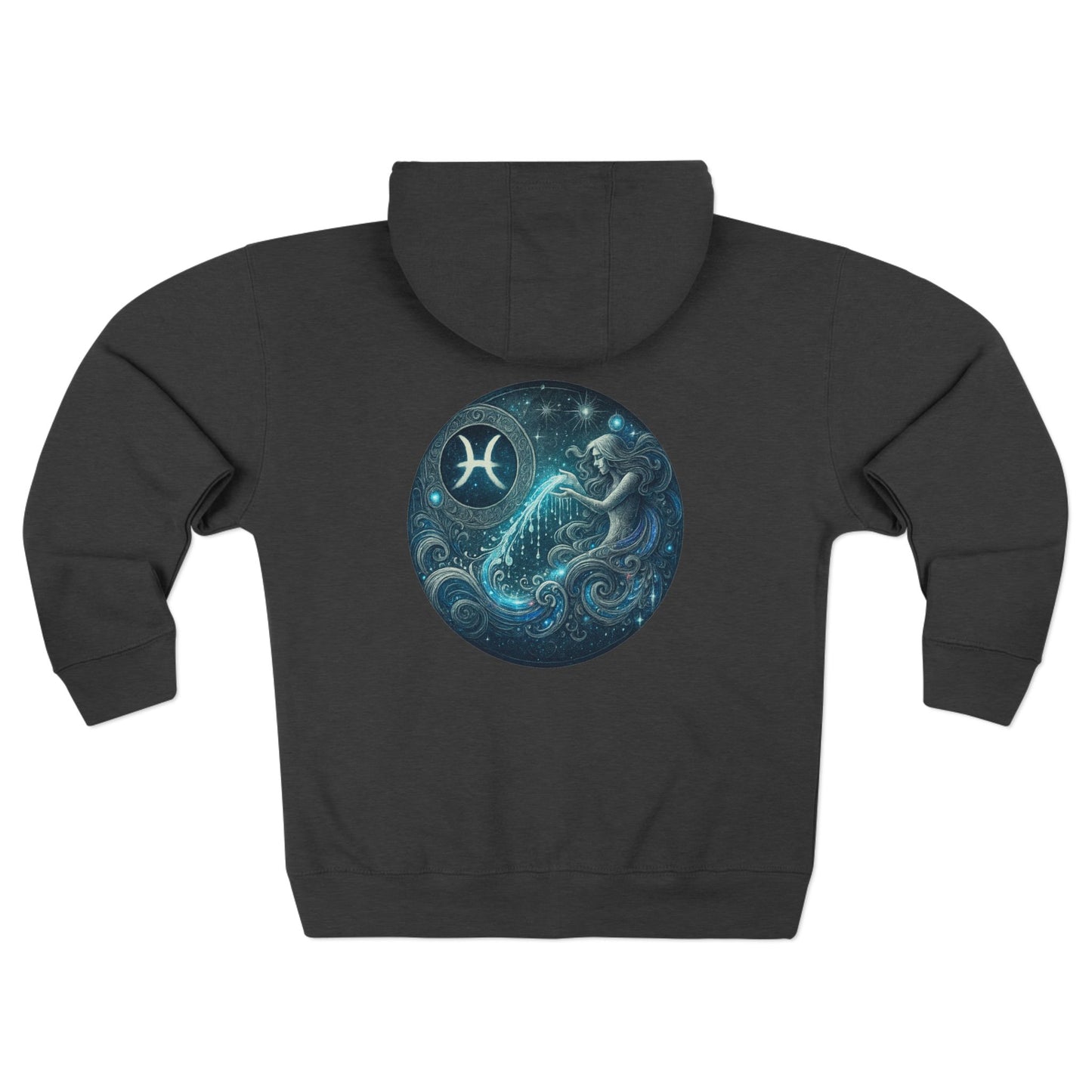 Aquarius Unisex Zip Hoodie