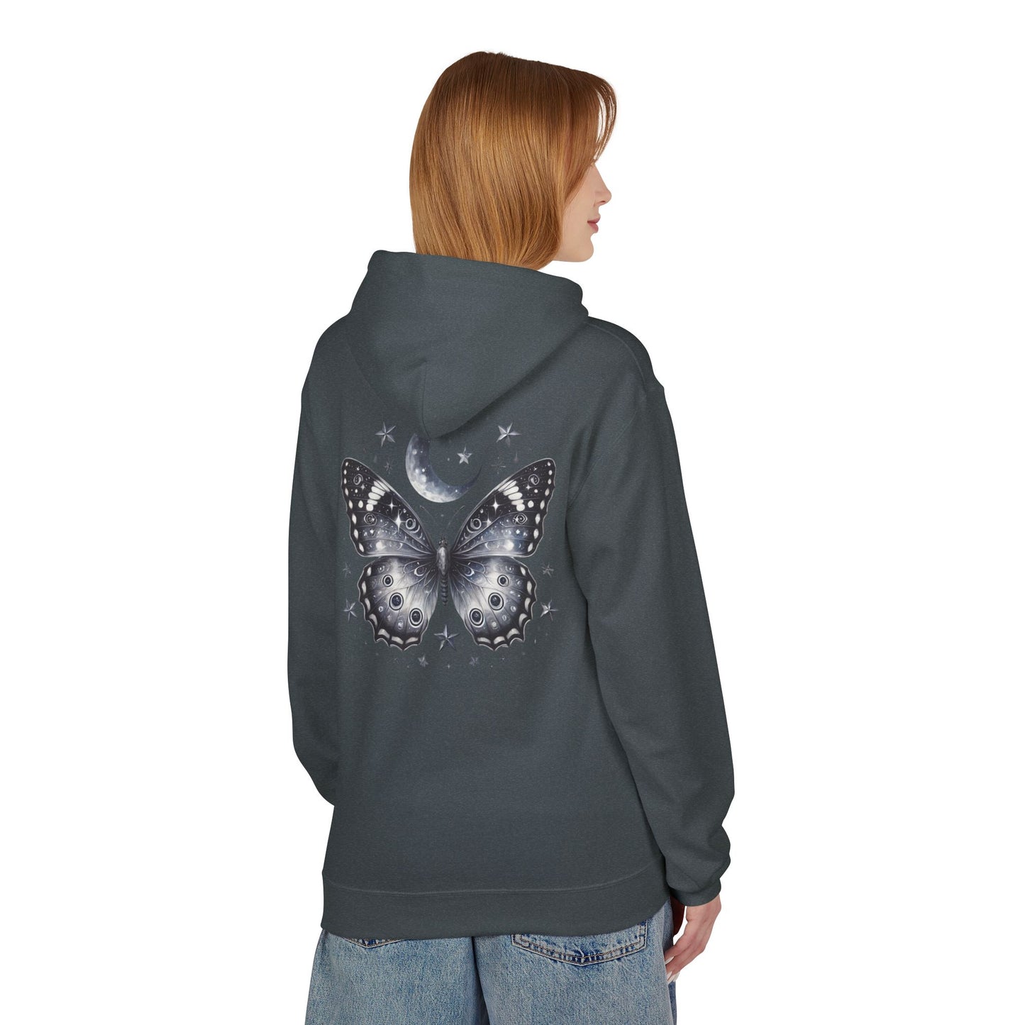 Butterfly Moon Unisex Hoodie Softstyle
