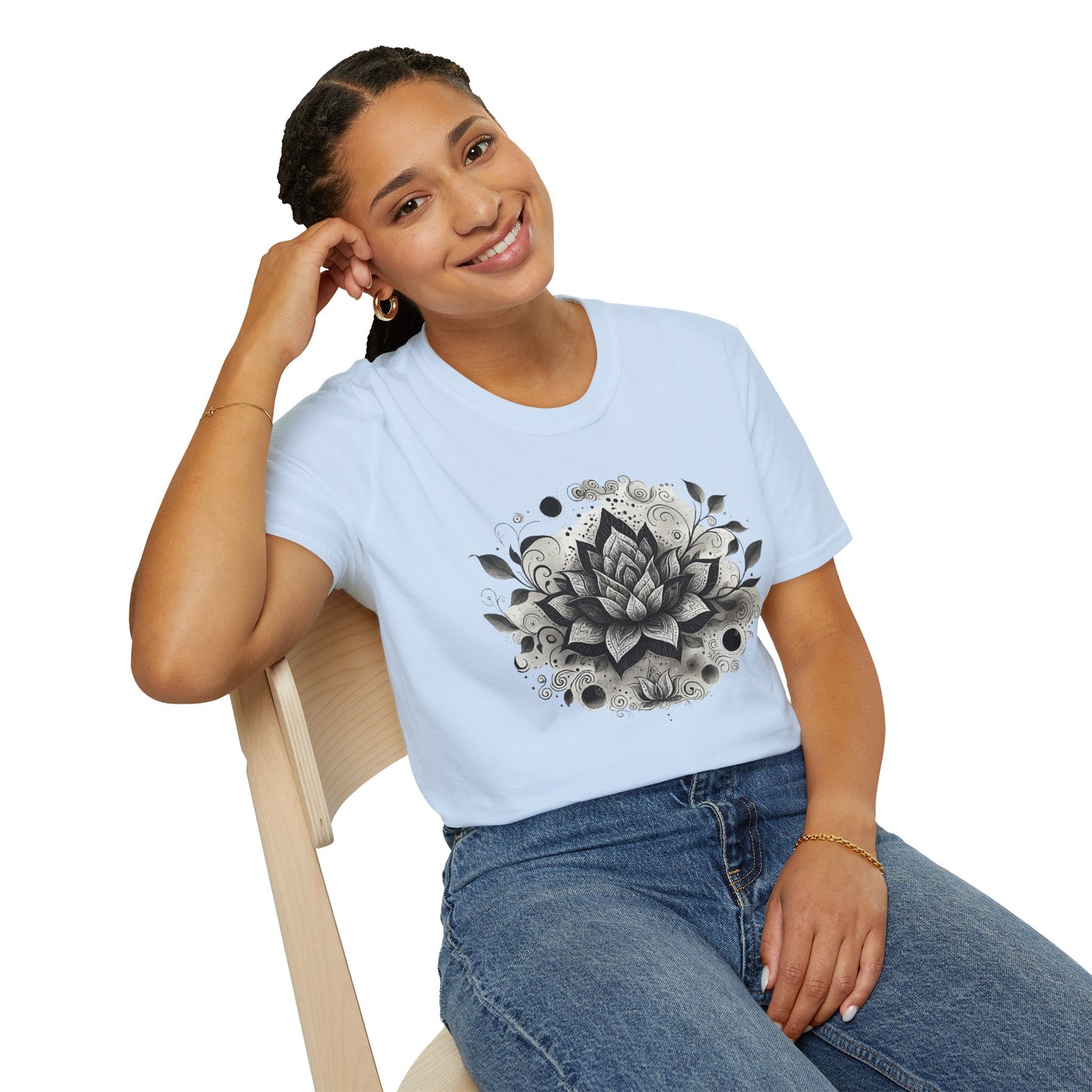 Lotus Flower Unisex Softstyle T-Shirt