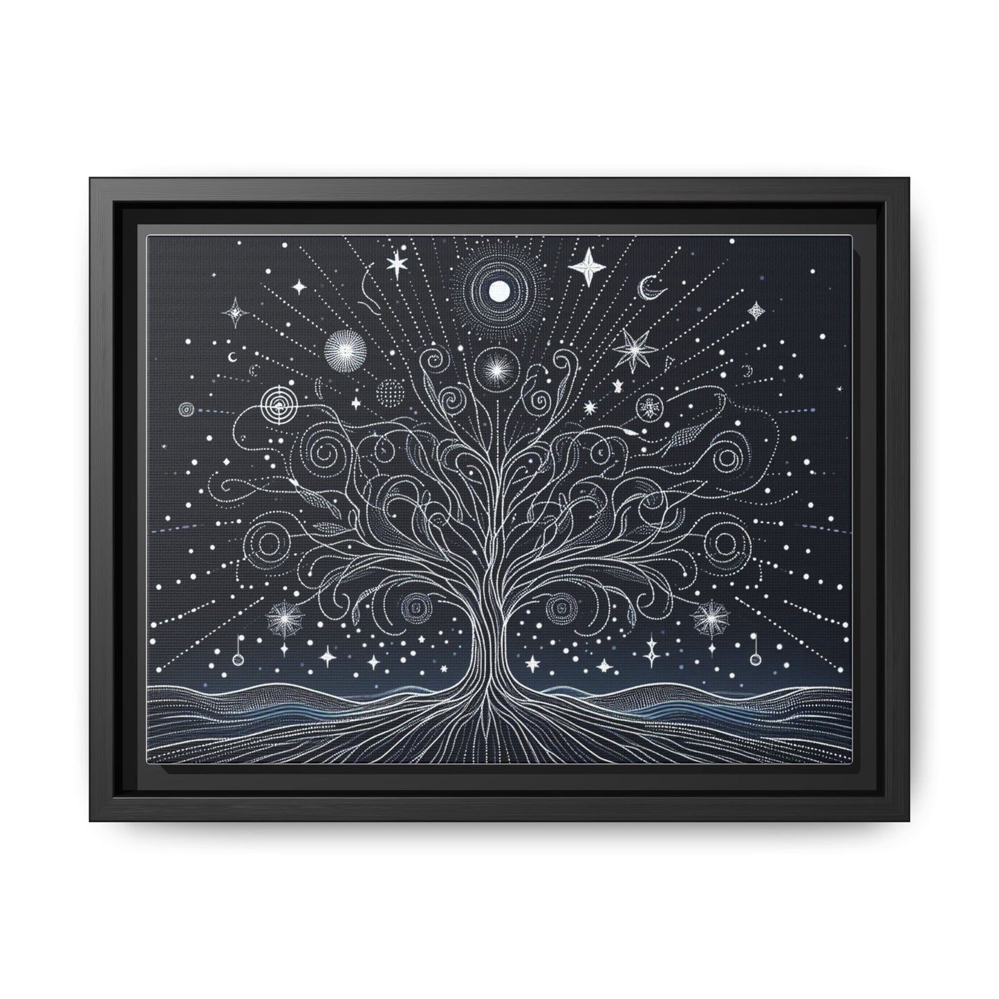 Celestial Tree Canvas Art 12x9 & 14x11