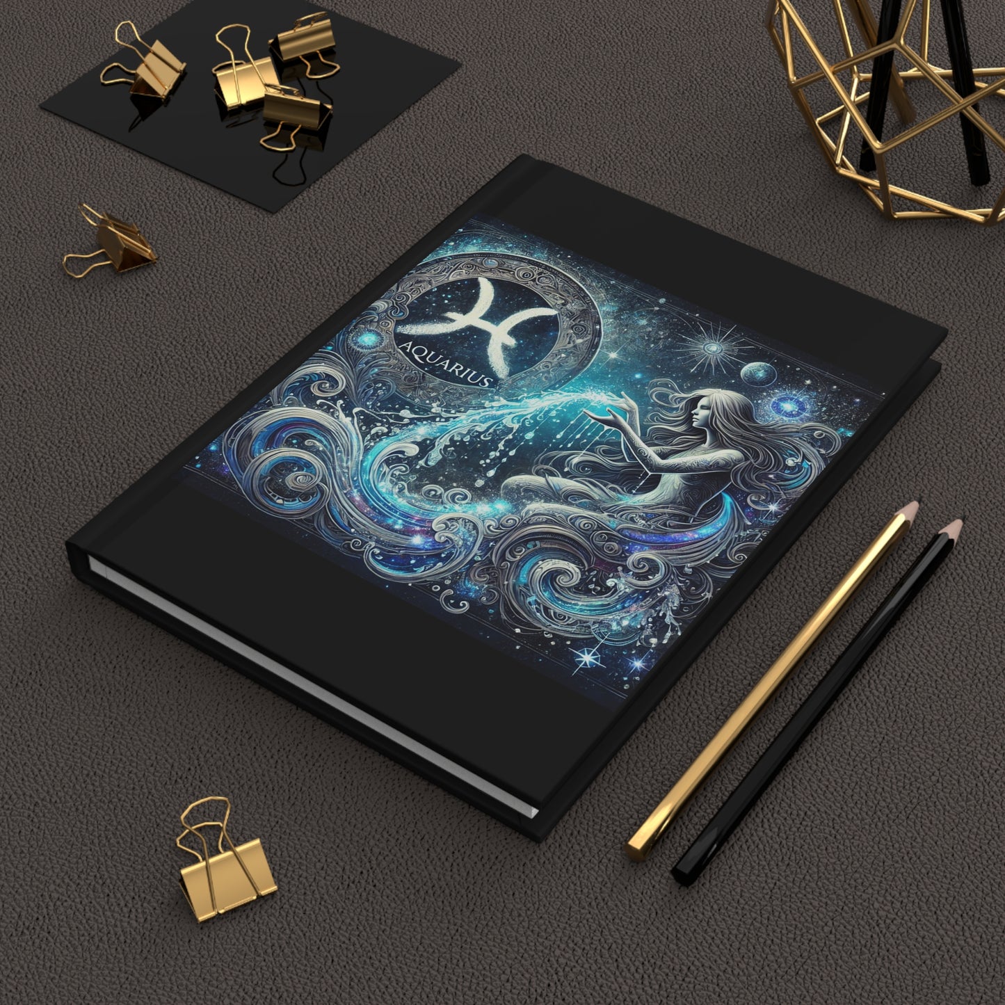 Aquarius Hardcover Journal