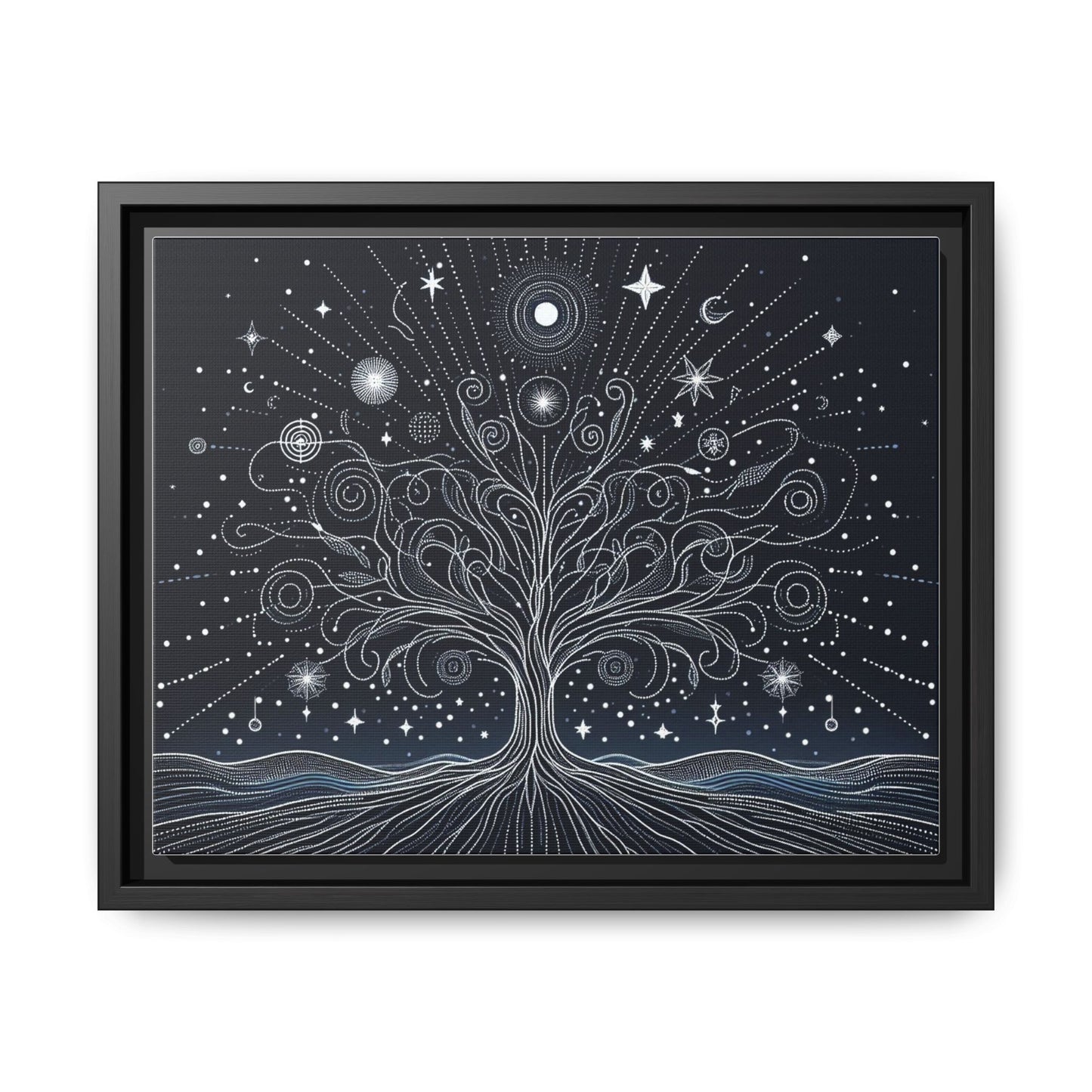 Celestial Tree Canvas Art 12x9 & 14x11