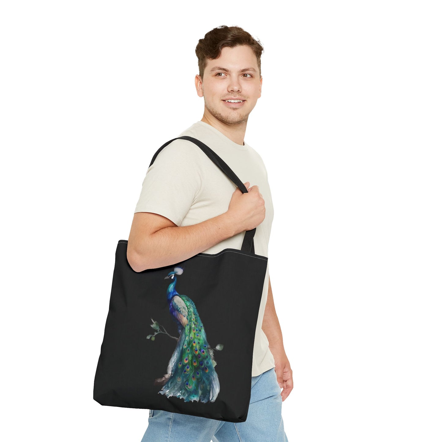Peacock Feather Tote Bag
