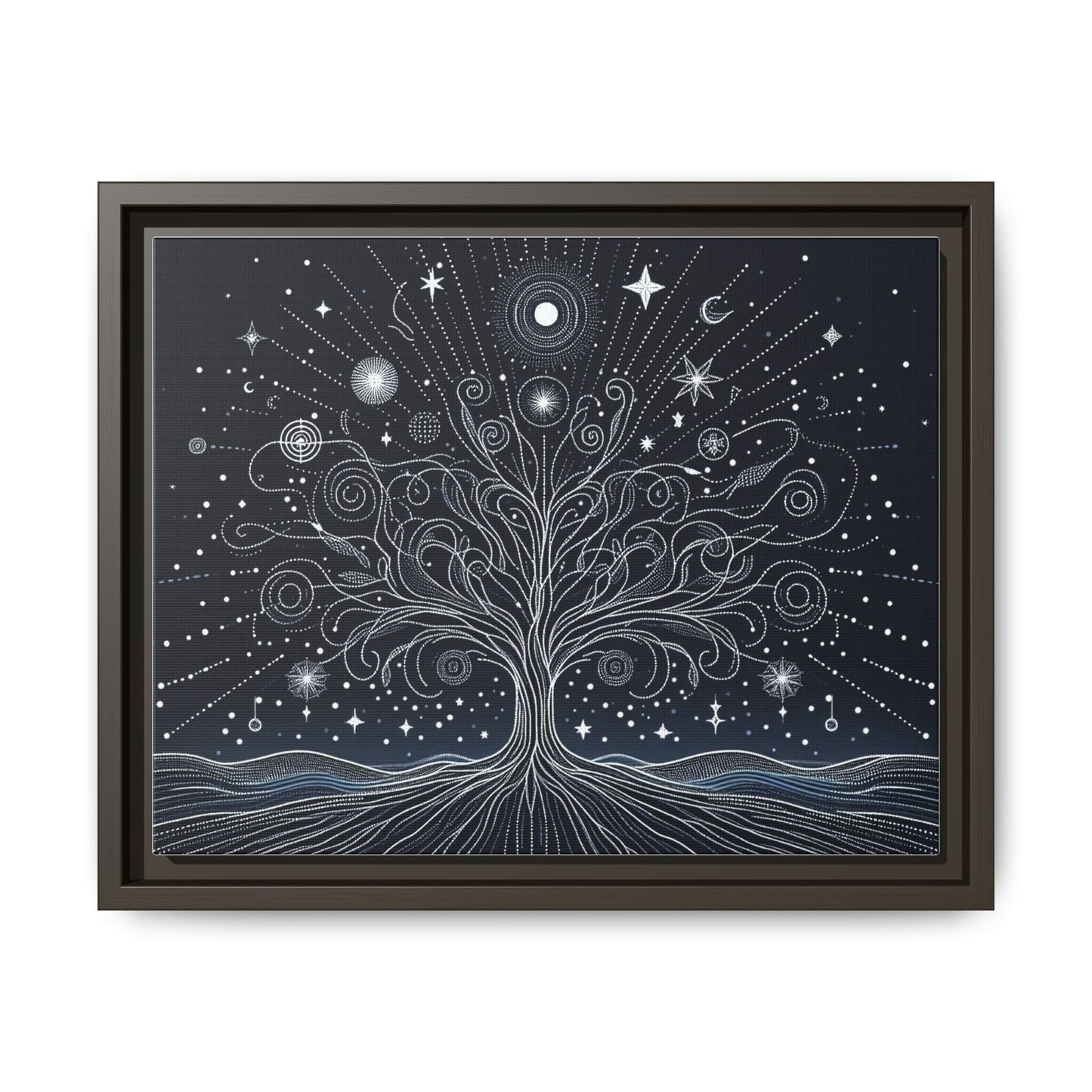 Celestial Tree Canvas Art 12x9 & 14x11