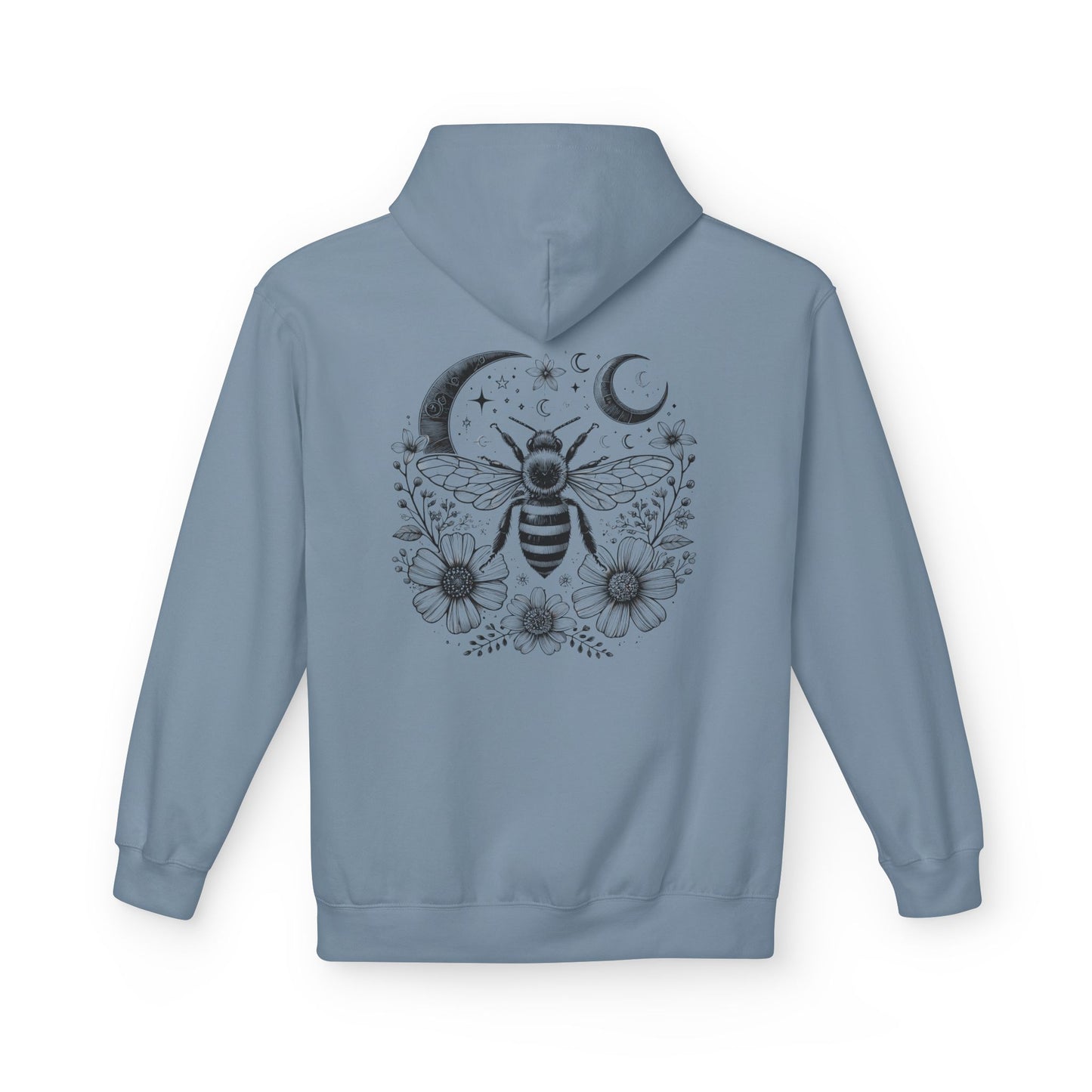 Bee-Inspired Fleece Hoodie Unisex