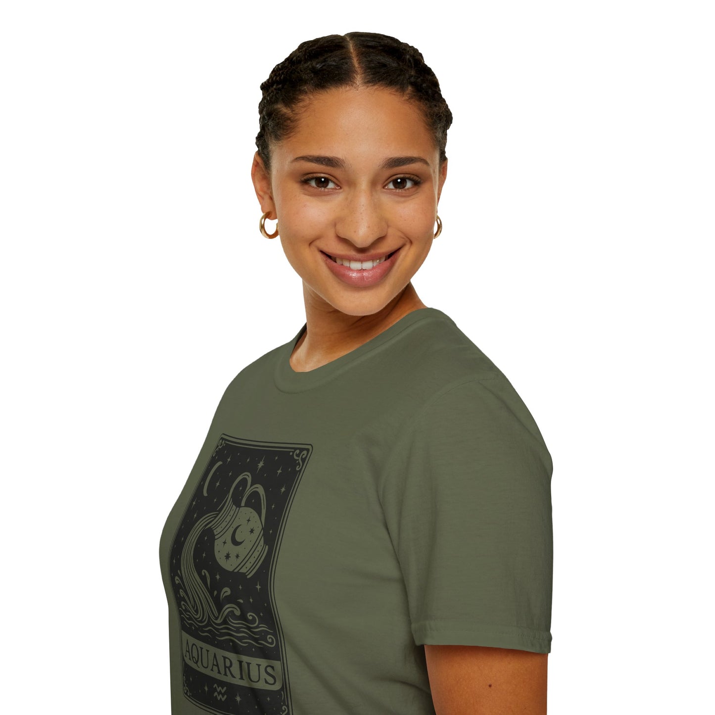 Aquarius Zodiac Softstyle T-Shirt Unisex