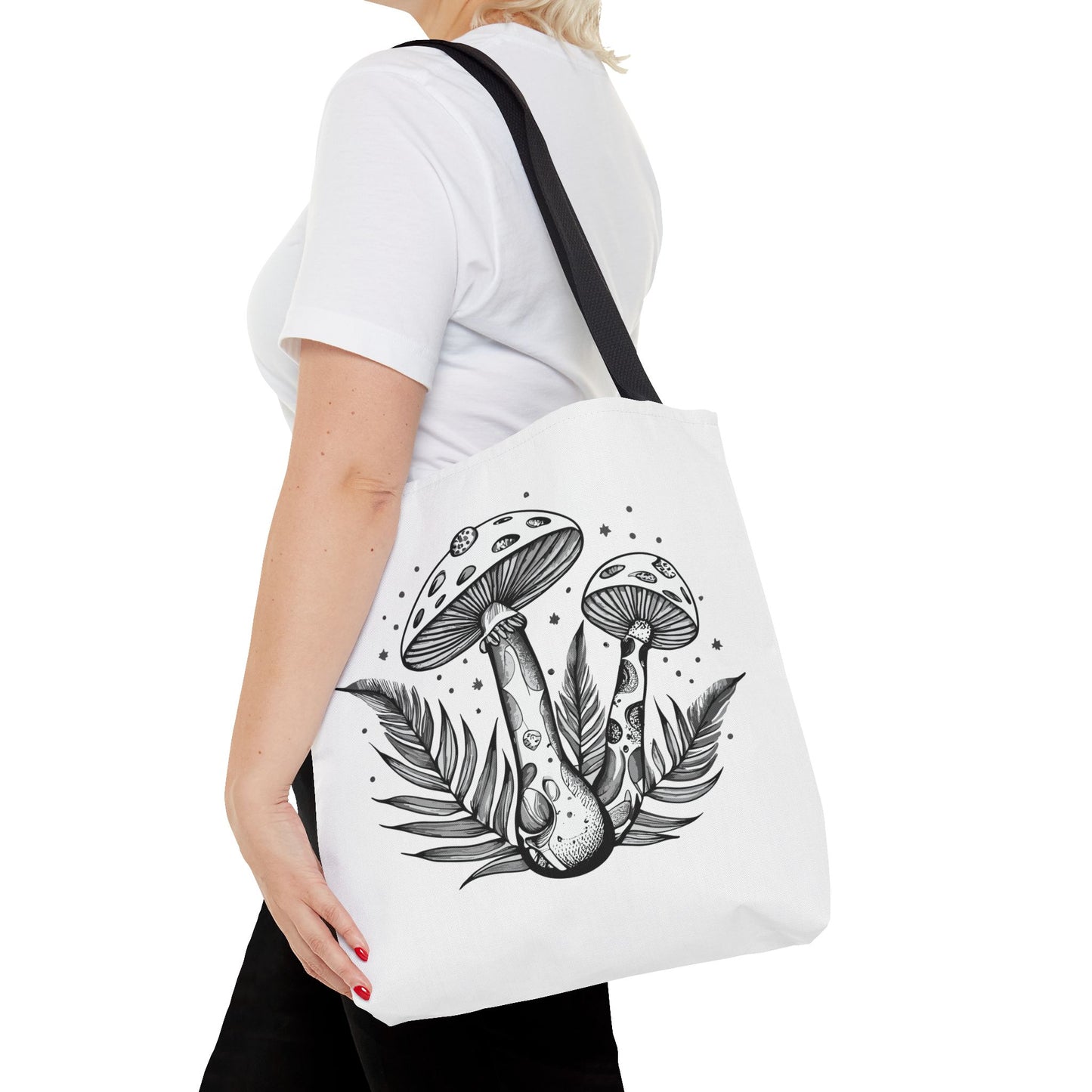 Bohemian Mushroom Tote Bag