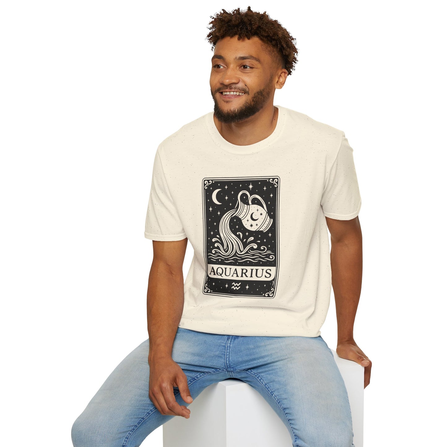 Aquarius Zodiac Softstyle T-Shirt Unisex