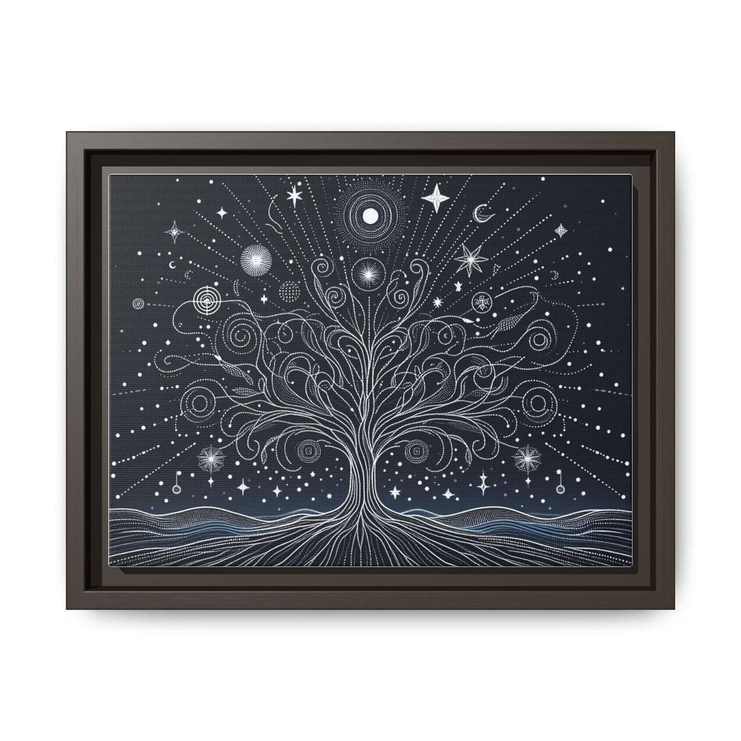 Celestial Tree Canvas Art 12x9 & 14x11
