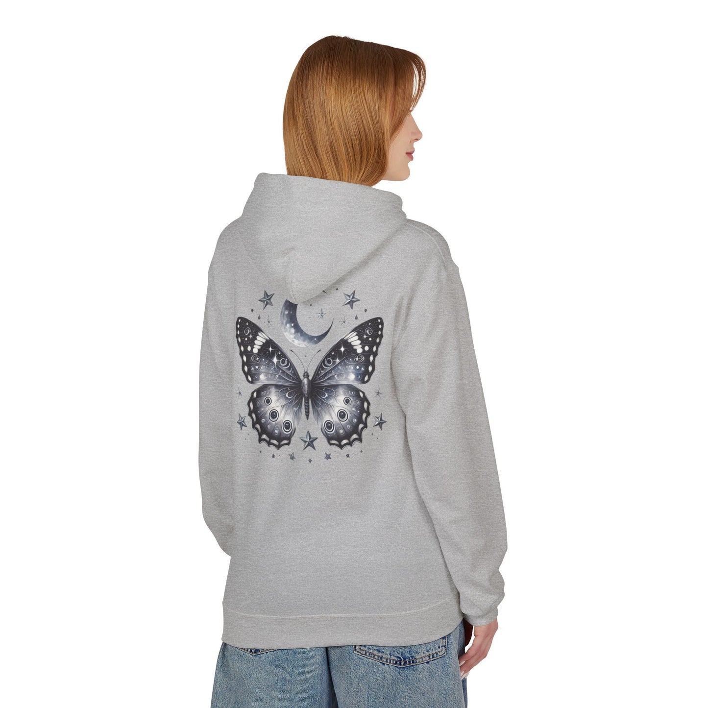 Butterfly Moon Unisex Hoodie Softstyle