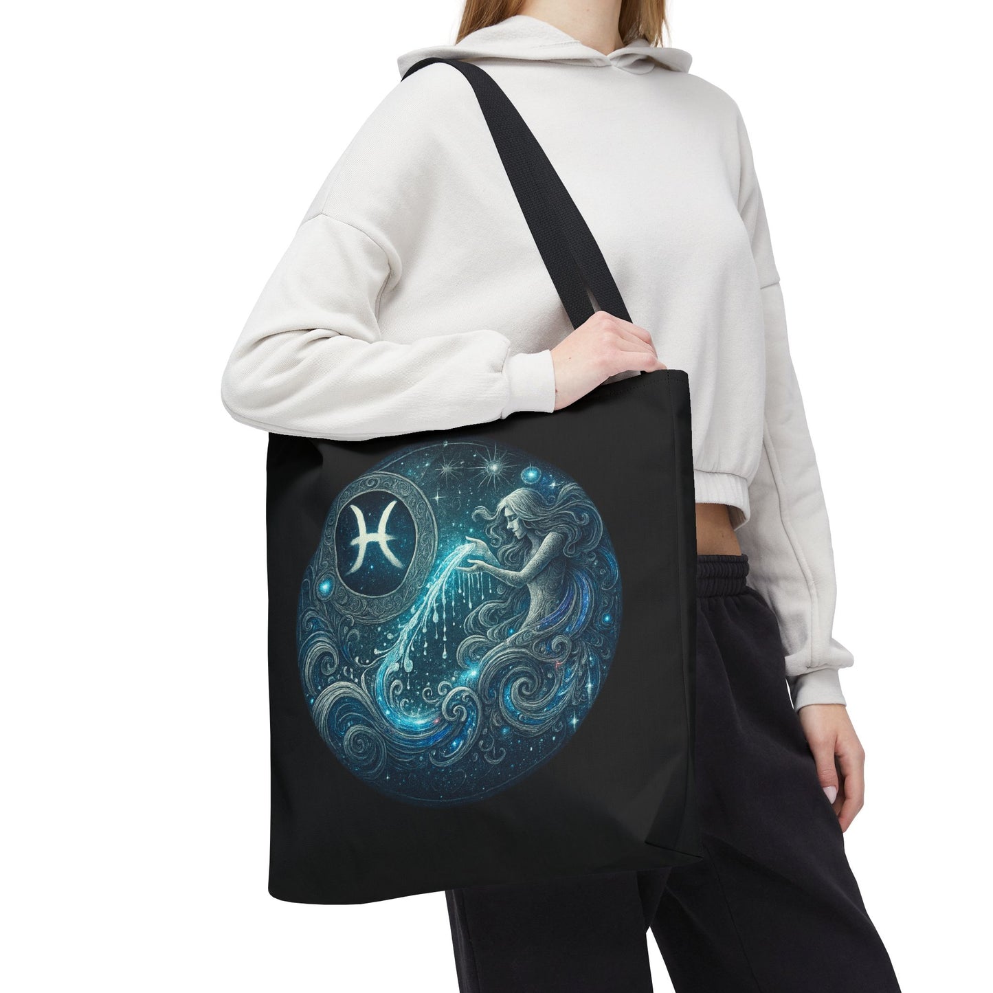Aquarius Zodiac Tote Bag