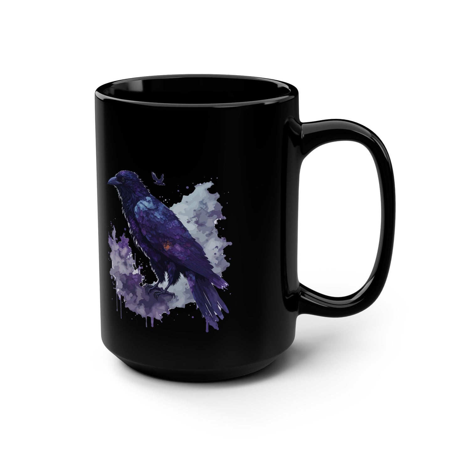 Artistic Raven Black Mug - 15oz