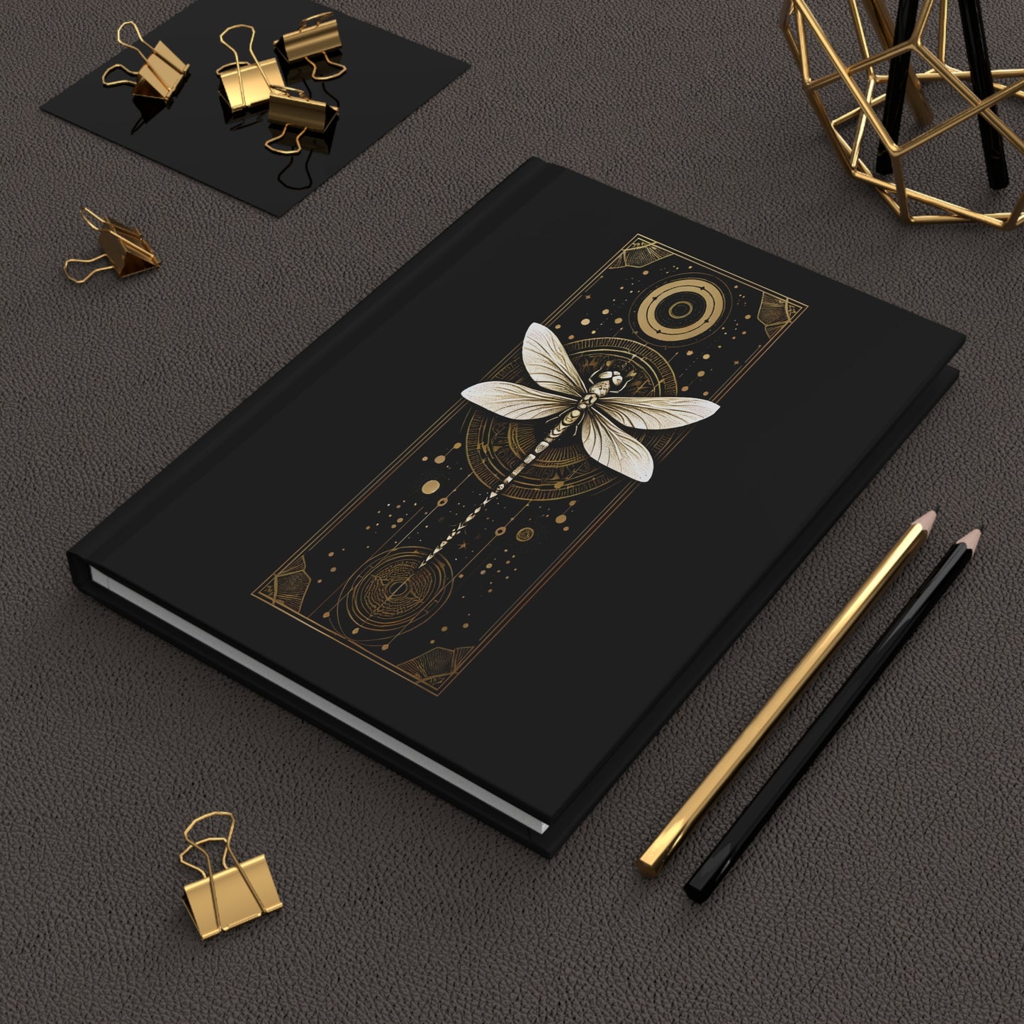 Dragonfly Design Hardcover Journal