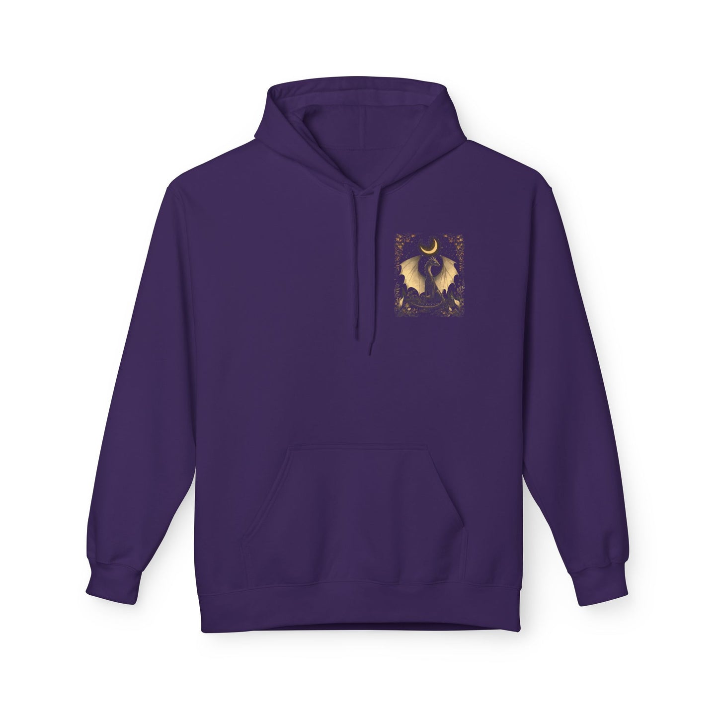Magical Dragon & Moon Fleece Unisex Pullover