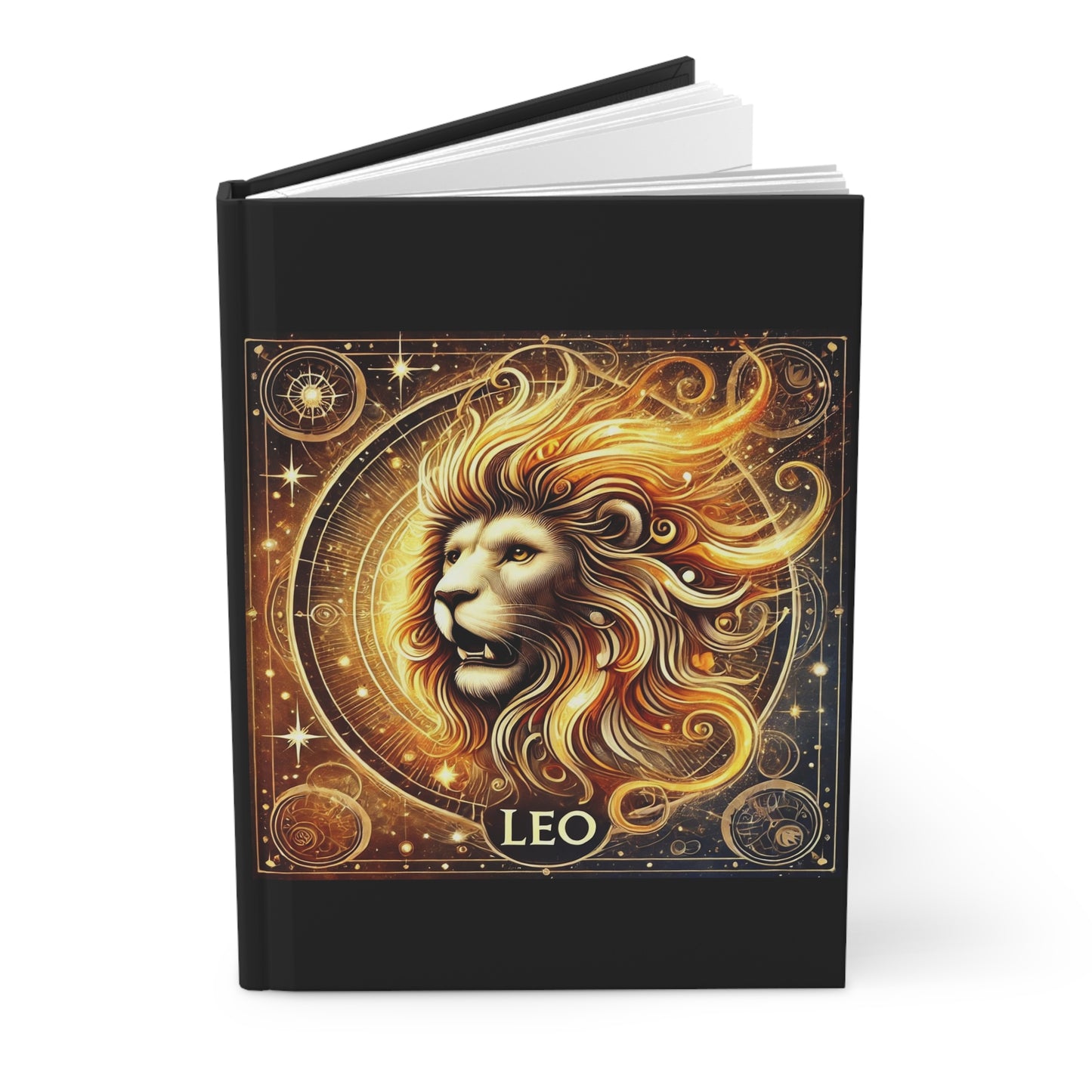 Leo Zodiac Hardcover Journal