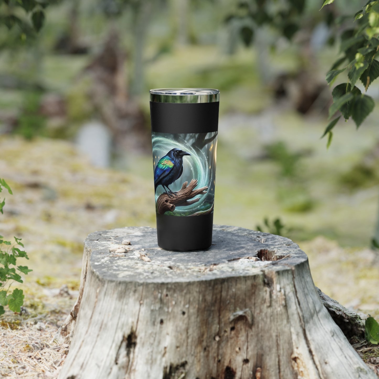 "The Messenger" Crow Tumbler | 22oz Vacuum Insulated Travel Mug