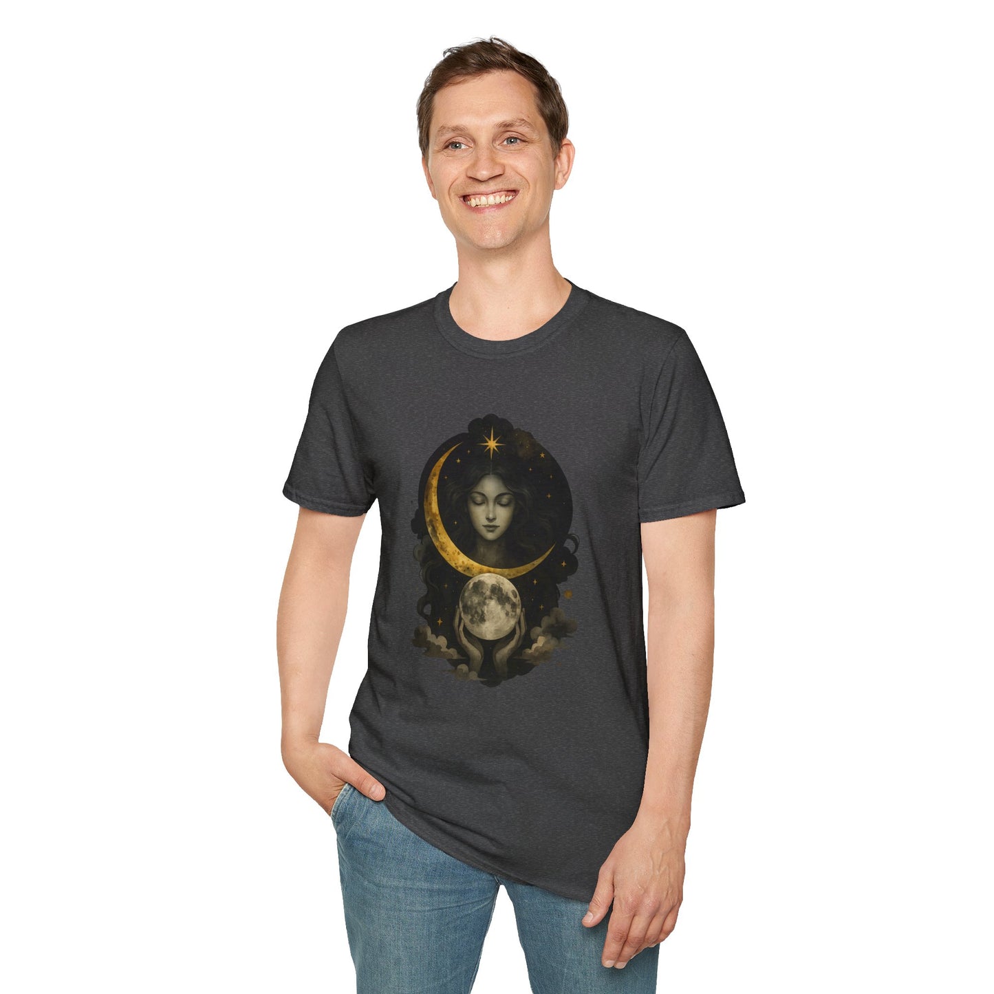 Goddess Moon Unisex Softstyle T-Shirt