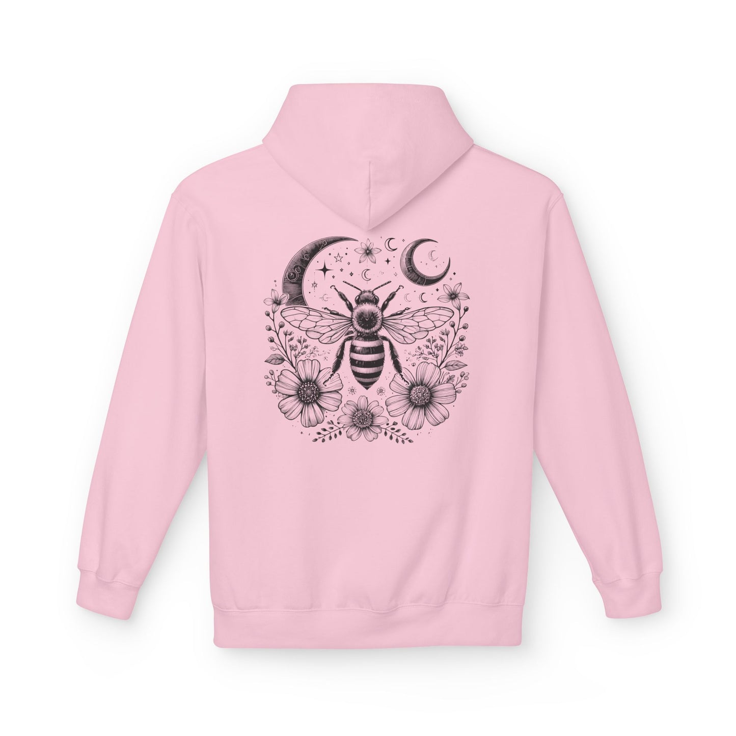 Bee-Inspired Fleece Hoodie Unisex