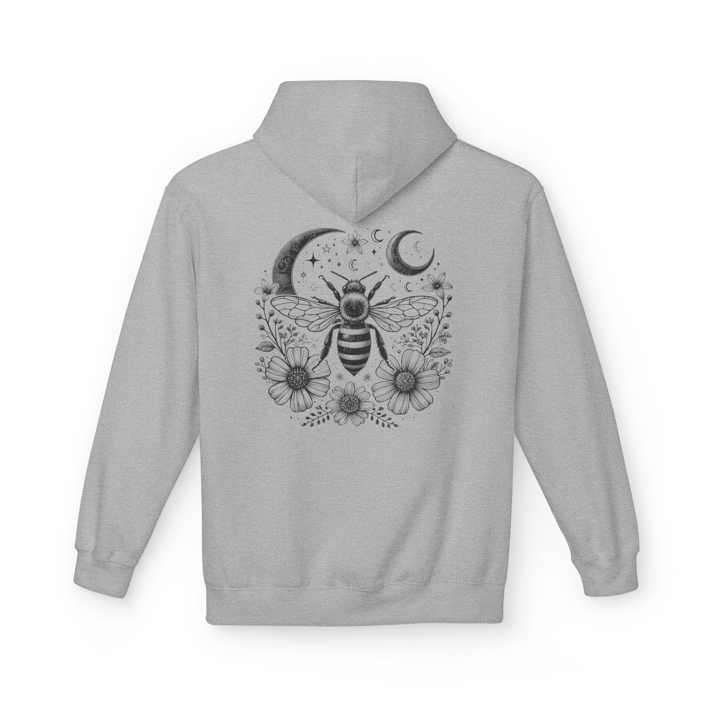 Bee-Inspired Fleece Hoodie Unisex