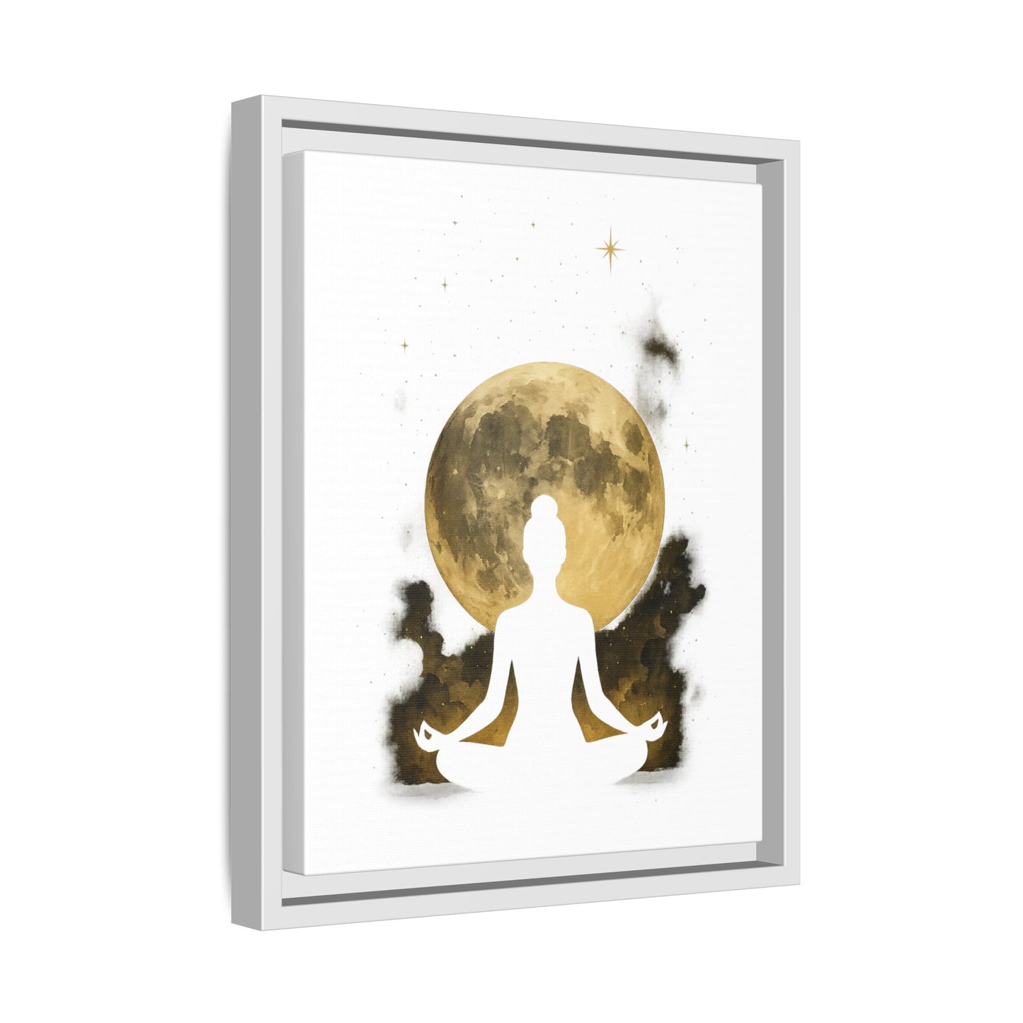 Meditative Moon Canvas Art 11x14