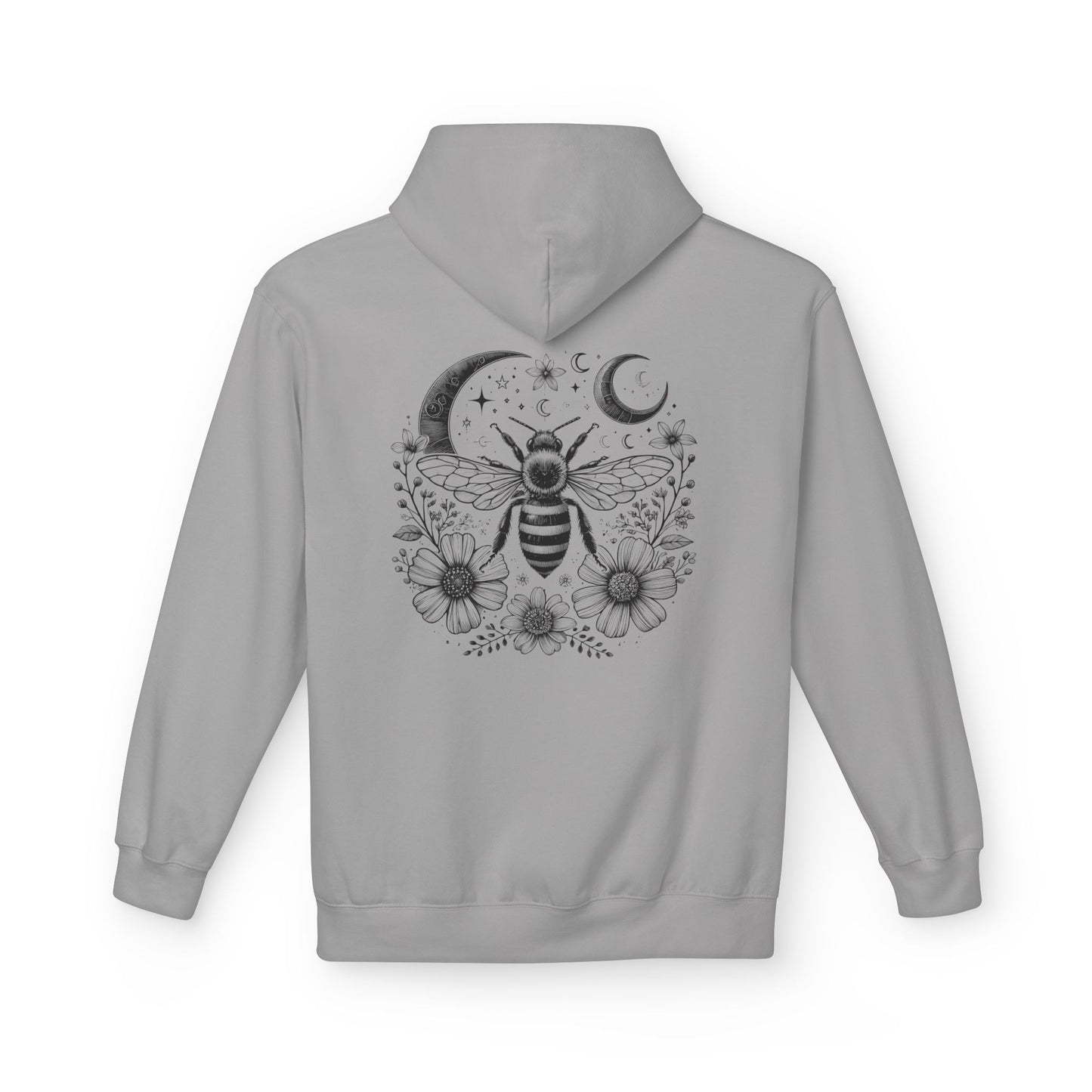 Bee-Inspired Fleece Hoodie Unisex