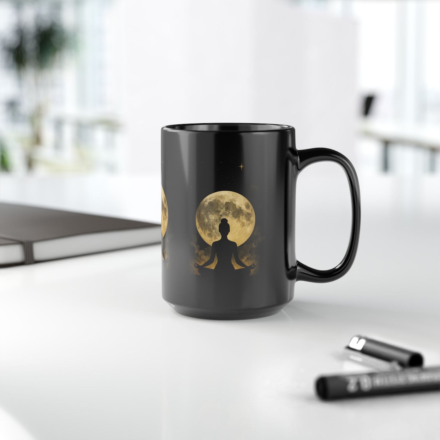Meditative Moon Mug 15oz