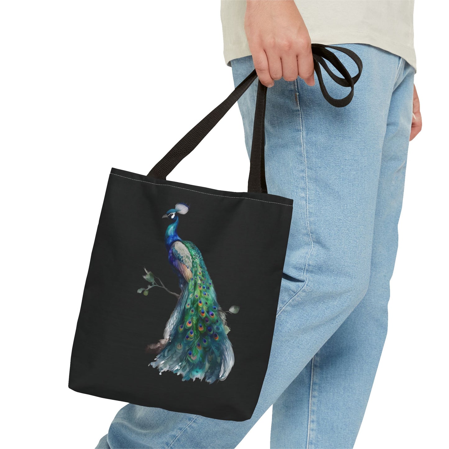 Peacock Feather Tote Bag