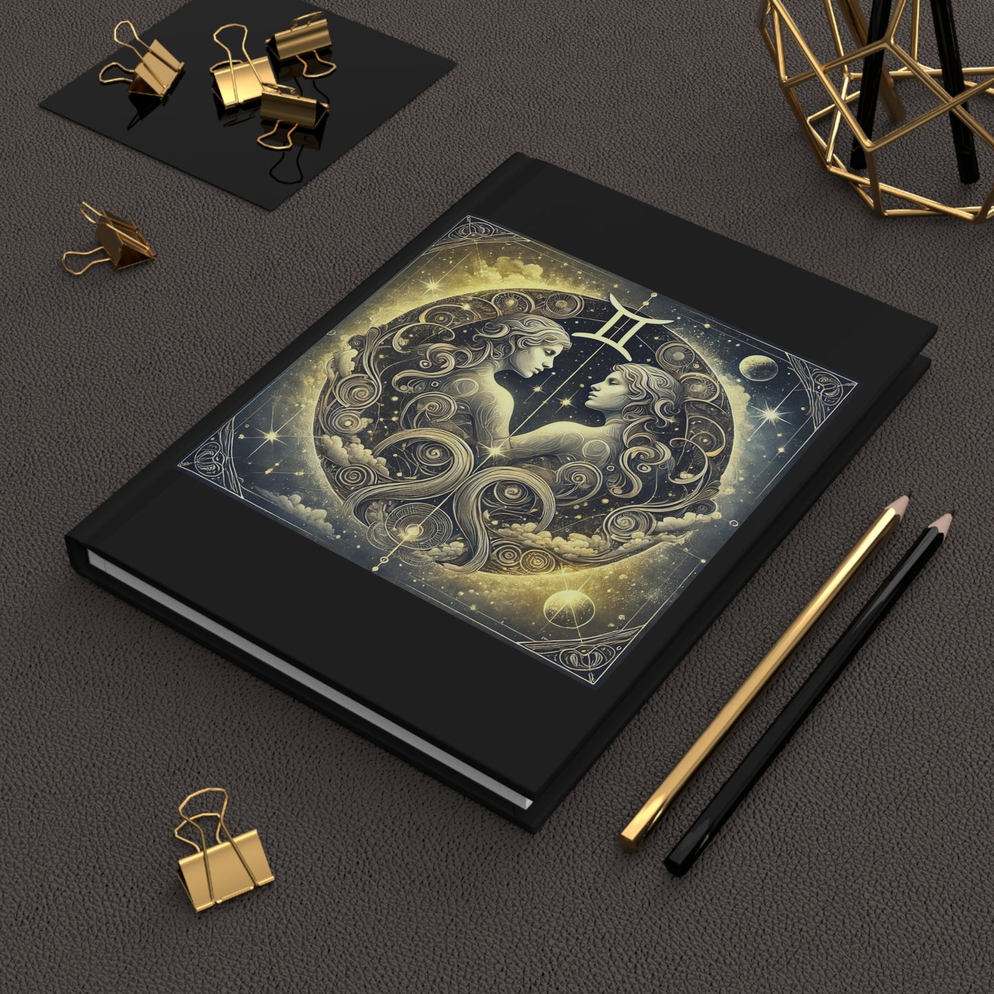 Gemini Twins Hardcover Journal