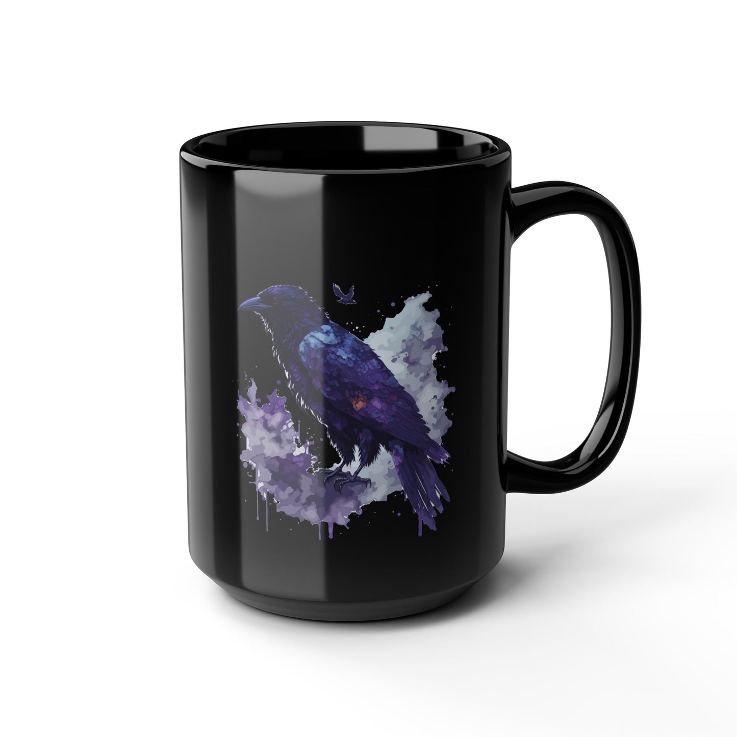 Artistic Raven Black Mug - 15oz