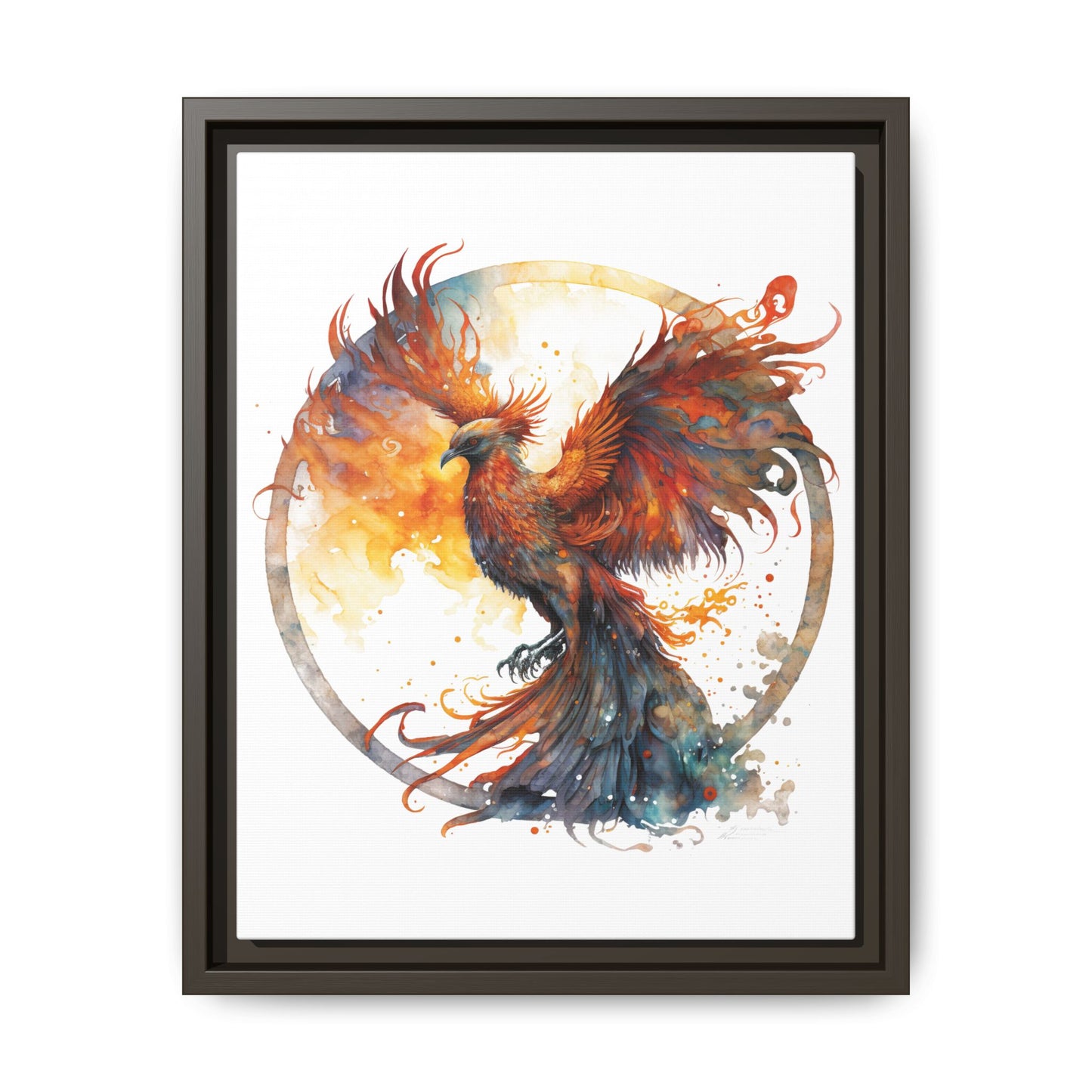 Vibrant Phoenix Art Print 11x14