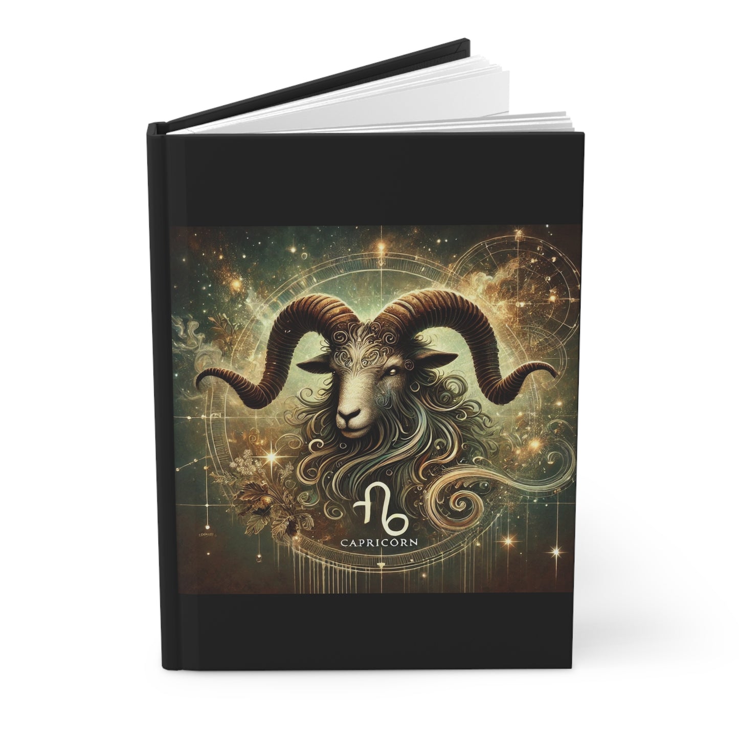 Capricorn Zodiac Hardcover Journal