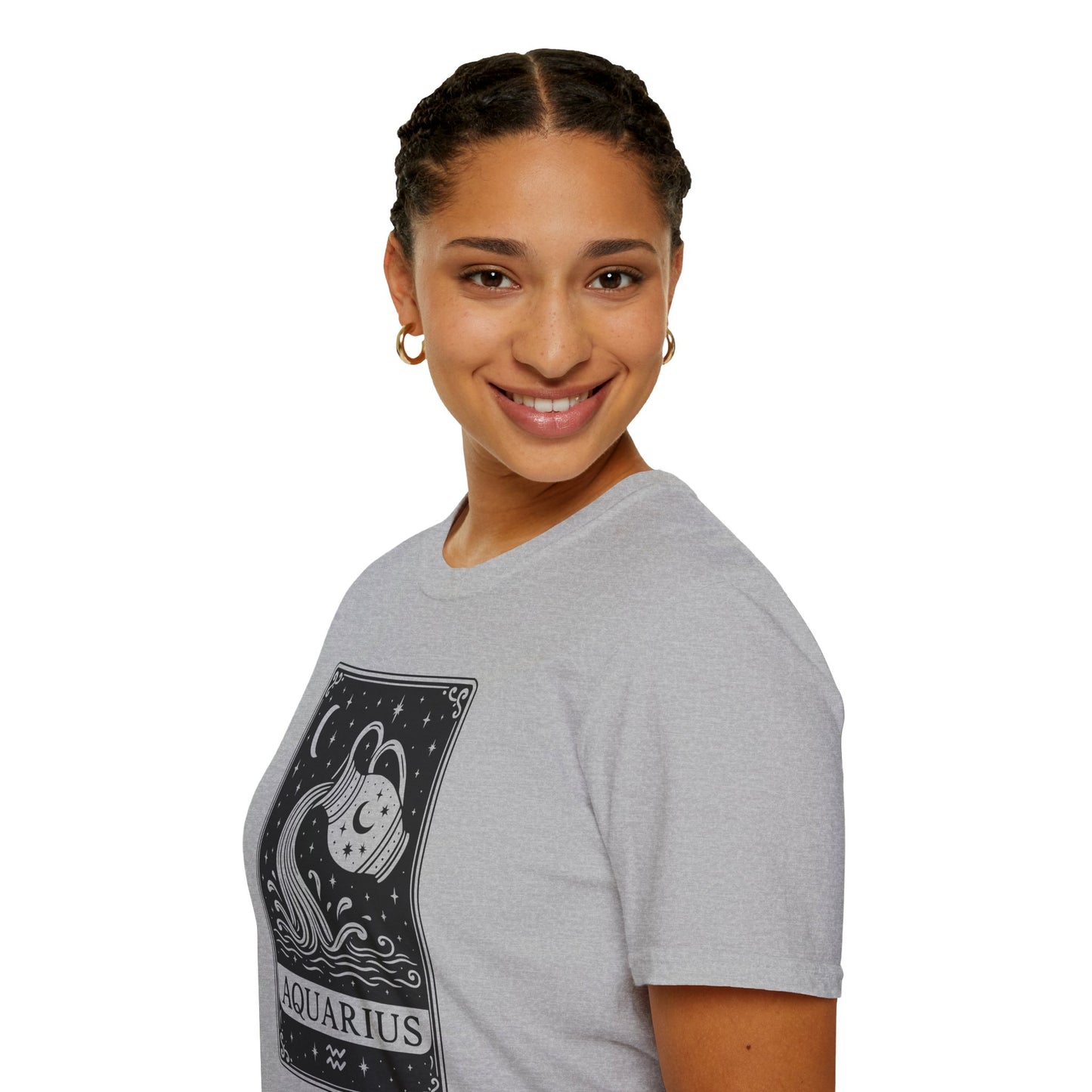 Aquarius Zodiac Softstyle T-Shirt Unisex