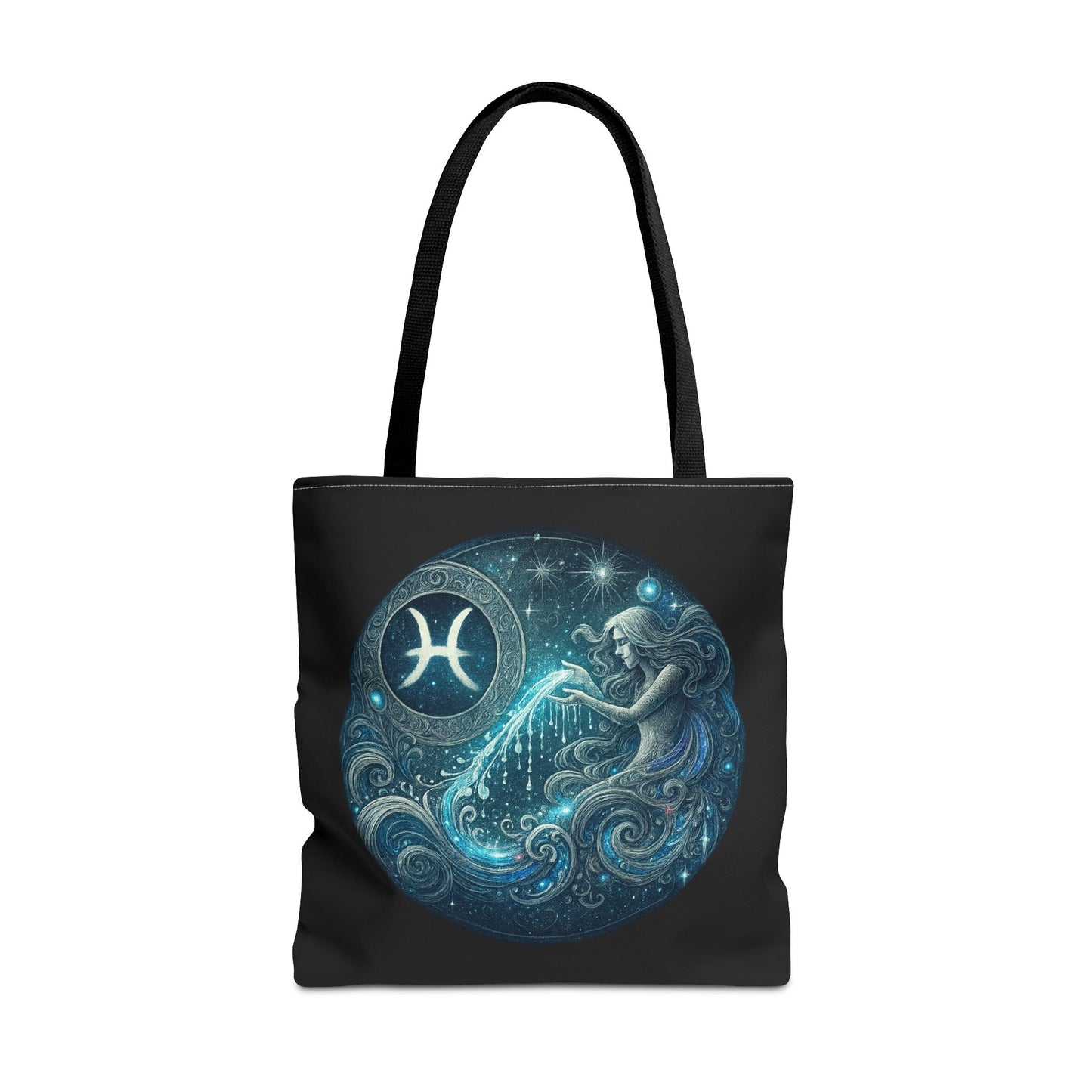 Aquarius Zodiac Tote Bag