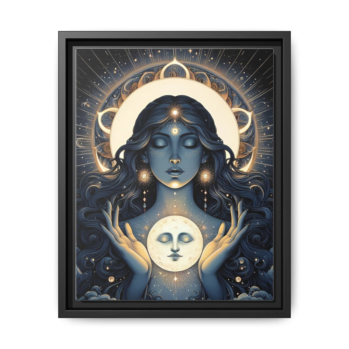Celestial Goddess Canvas Wall Art 11x14