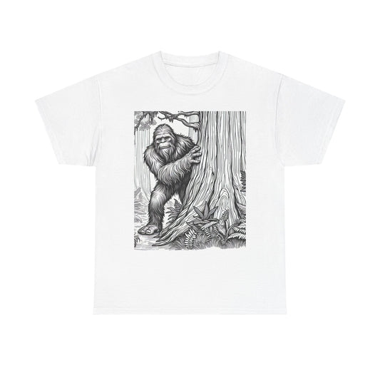 Unisex Heavy Cotton Sasquatch Peek T-Shirt