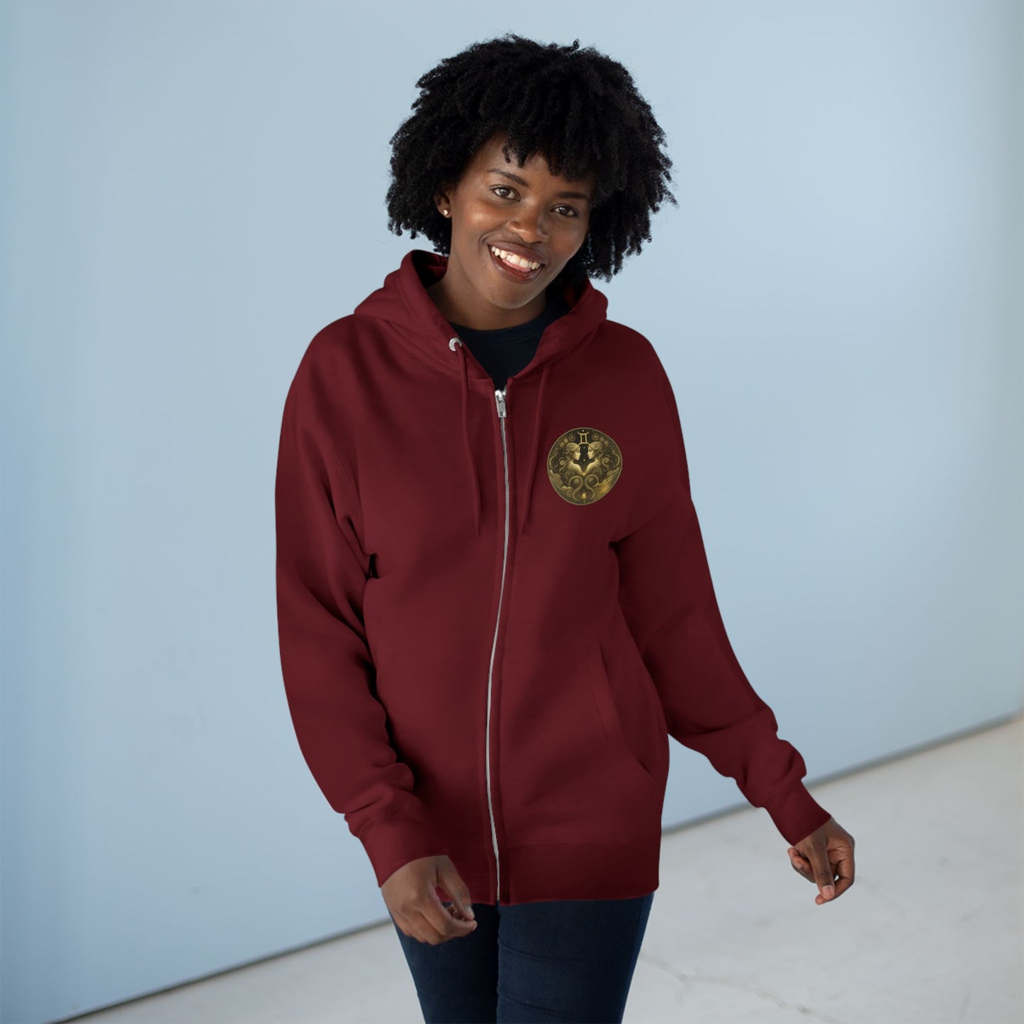 Gemini Unisex Zip Hoodie