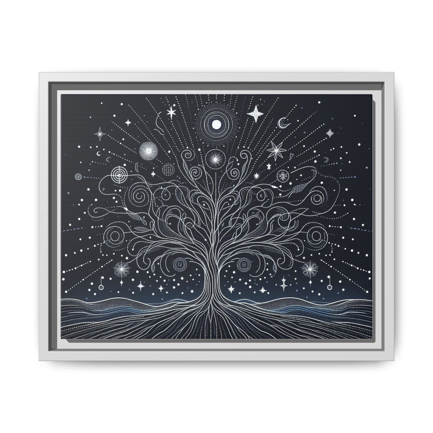 Celestial Tree Canvas Art 12x9 & 14x11