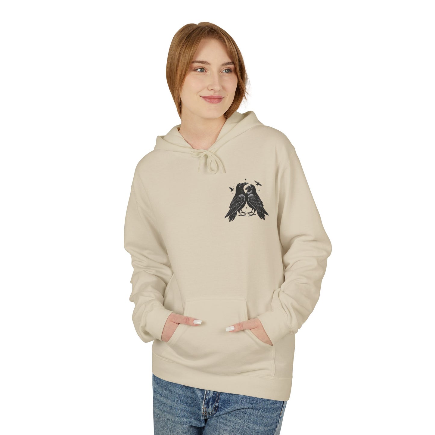 Raven Love Unisex Fleece Pullover